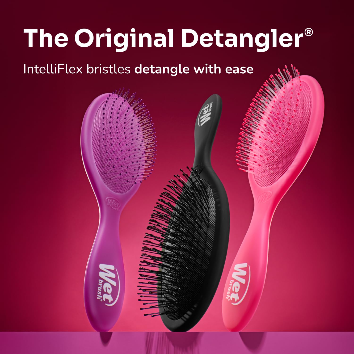 Wet Brush Original Detangler Hair Brush, Amazon Exclusive Aqua- Ultra-Soft IntelliFlex Bristles-Detangling Hairbrush Glides Through Tangles For All Hair Types (Wet Dry & Damaged Hair) - Women & Men - Image 11