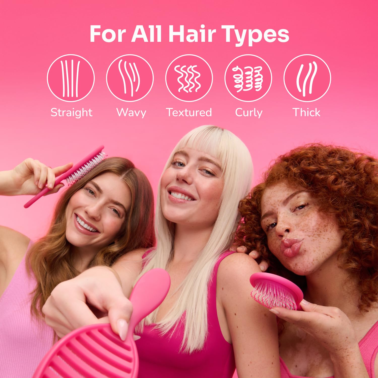 Wet Brush Original Detangler Hair Brush, Amazon Exclusive Aqua- Ultra-Soft IntelliFlex Bristles-Detangling Hairbrush Glides Through Tangles For All Hair Types (Wet Dry & Damaged Hair) - Women & Men - Image 4