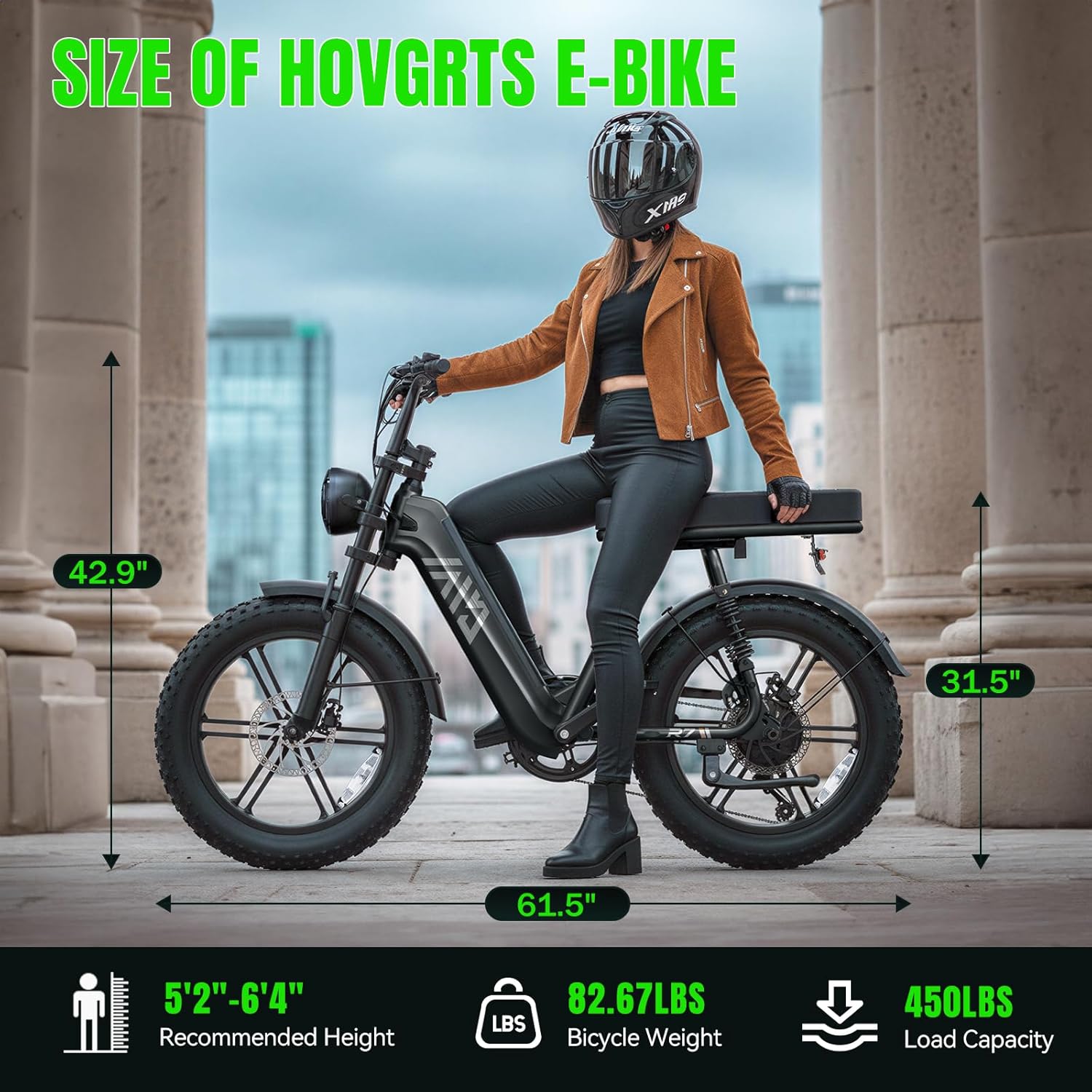 TST Electric Bike for Adults 1500W Peak 20" Fat Tire All-Terrain E-Bike 60 Miles 28MPH Electric Dirt Bike for Road Sand Mountain Snow - 48V 15AH Battery Powered Electric Motorcycle for Adventure - Image 9