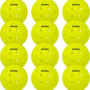 Franklin Sports X-40 Outdoor Pickleballs – Official Ball of USA Pickleball, APP Tour + US Open – Regulation Size