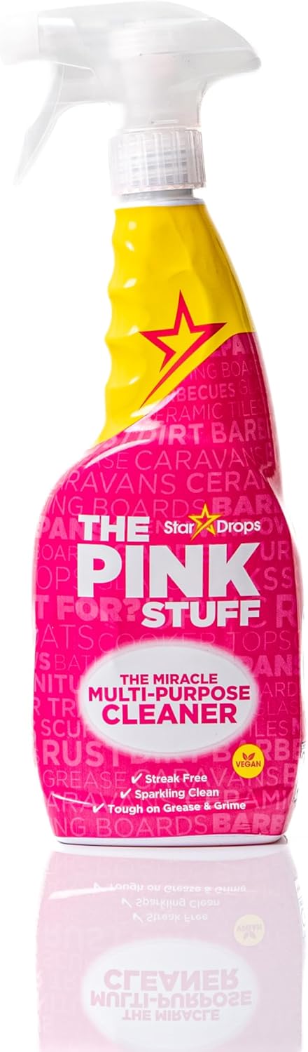 Stardrops The Pink Stuff Miracle Multi-Purpose Cleaner – Removes Grease, Grime, and Stains on Kitchens, Bathrooms, Floors, and More, 25 fl Oz - Image 2