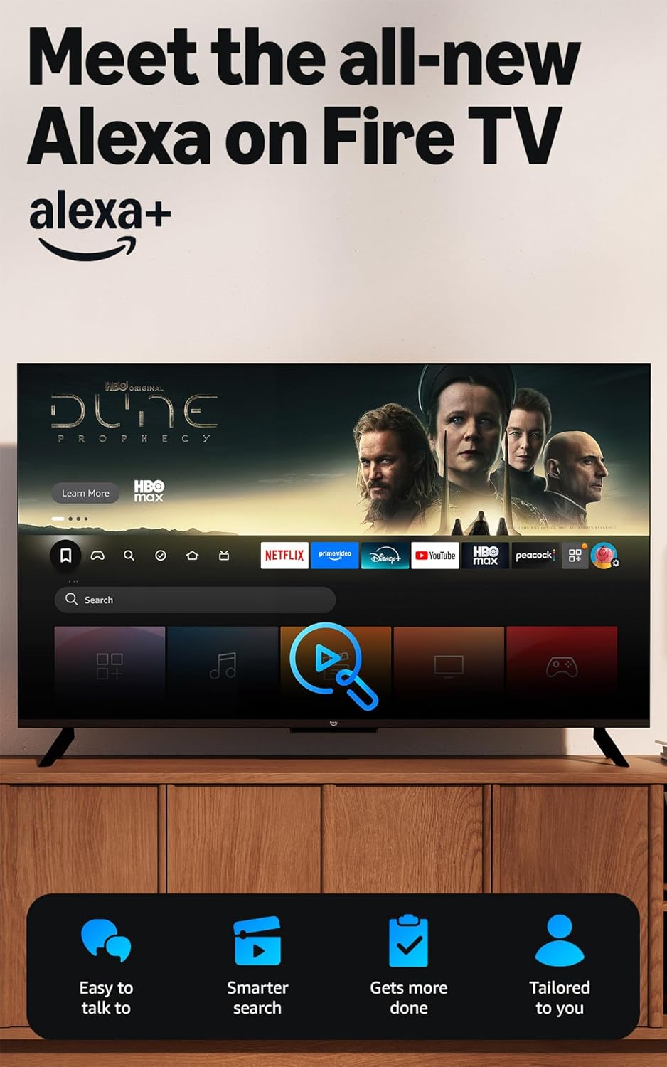 Amazon Ember 50" 4-Series with Fire TV (newest model), 4K Ultra HD smart TV with Alexa Remote, HDR10+, fast processor, Dolby Audio, Ambient Experience, free and live TV - Image 3