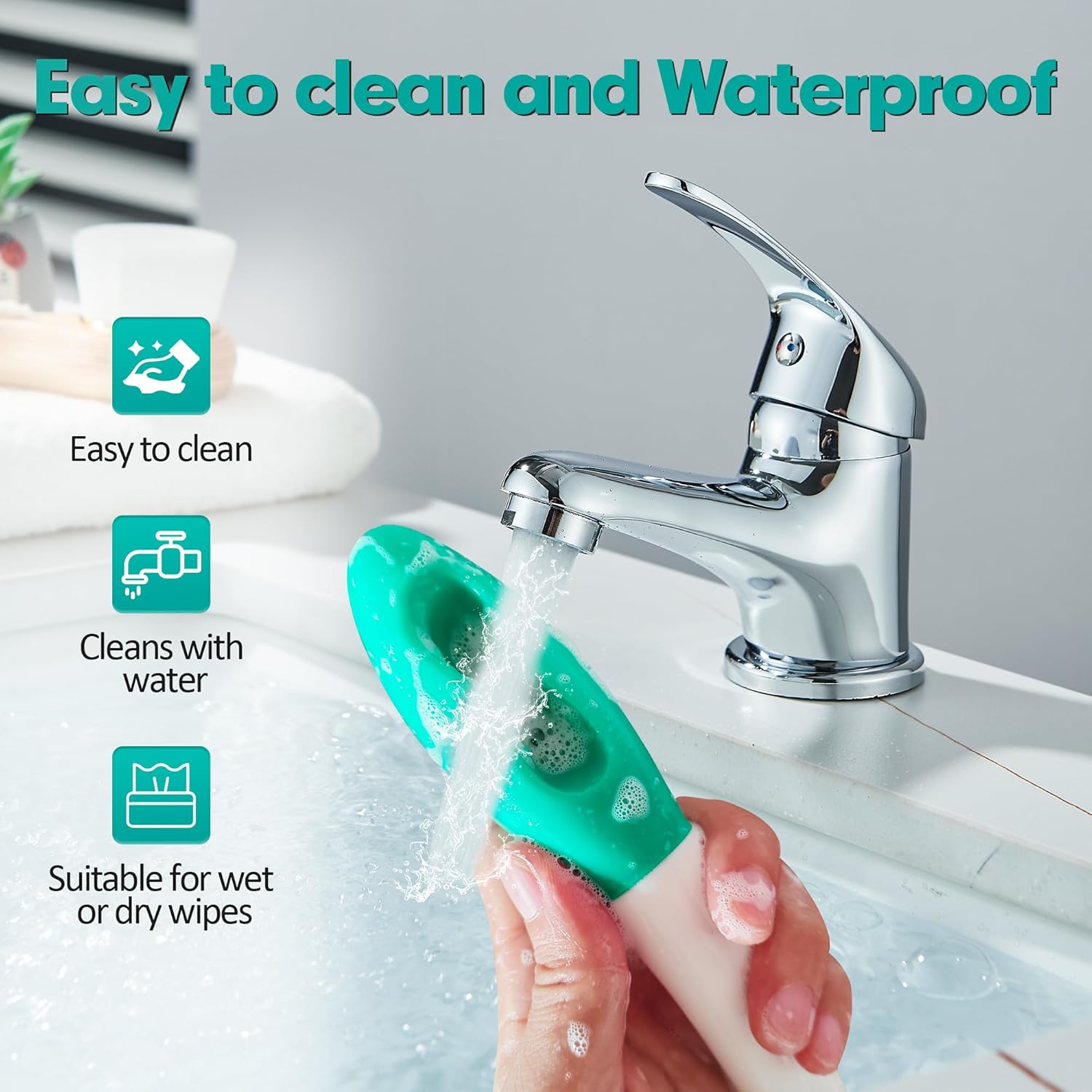 Butt Wiper Tool, 15.7" Comfort Wipe Toilet Aid for Wiping Bottom, Bottom Buddy Wiping Aid for Disabled, Elderly, Overweight, Pregnant People, Easy to Use Bottom Buddy Wiping Assist Tool - Image 5