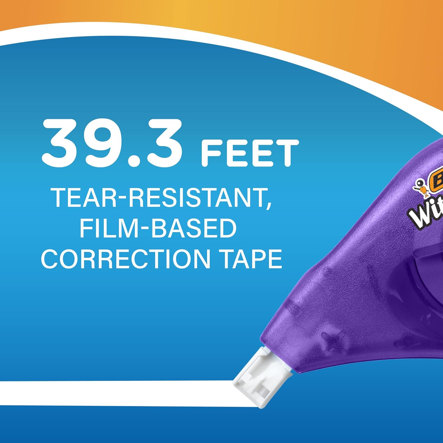 BIC Wite-Out EZ Correct Correction Tape, White, No Dry Time, Tear Resistant Tape, 4-Count - Image 5
