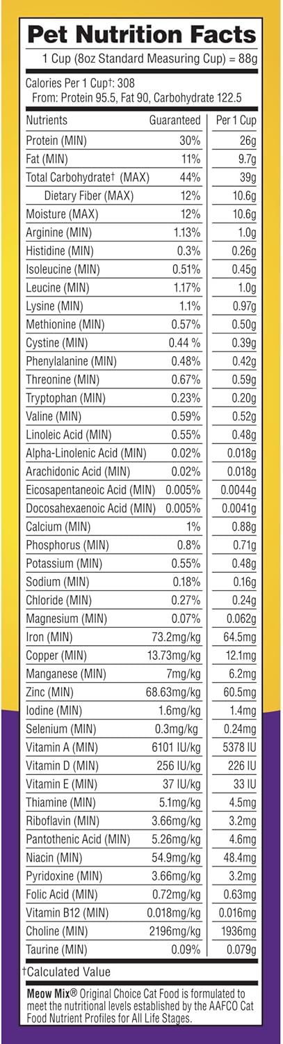 Meow Mix Original Choice Dry Cat Food, 6.3 Pound Bag - Image 7