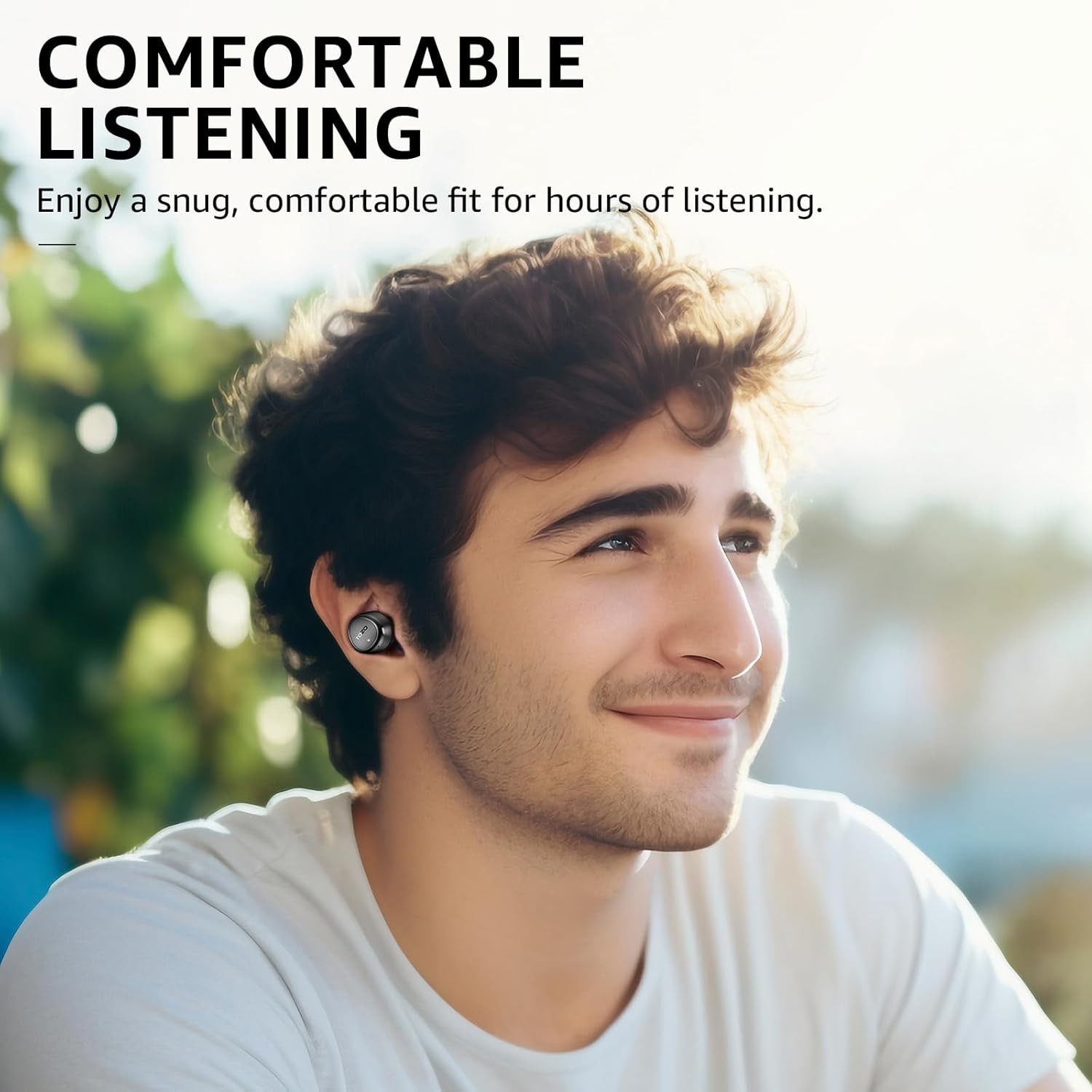 TOZO Wireless Earbuds Build in Mic Clear Calls Ergonomic Light Weight Bluetooth 5.3 in Ear Headphones Waterproof Premium Stereo Sound Ear Buds 30H Playtime with 32 EQs via APP - Image 5