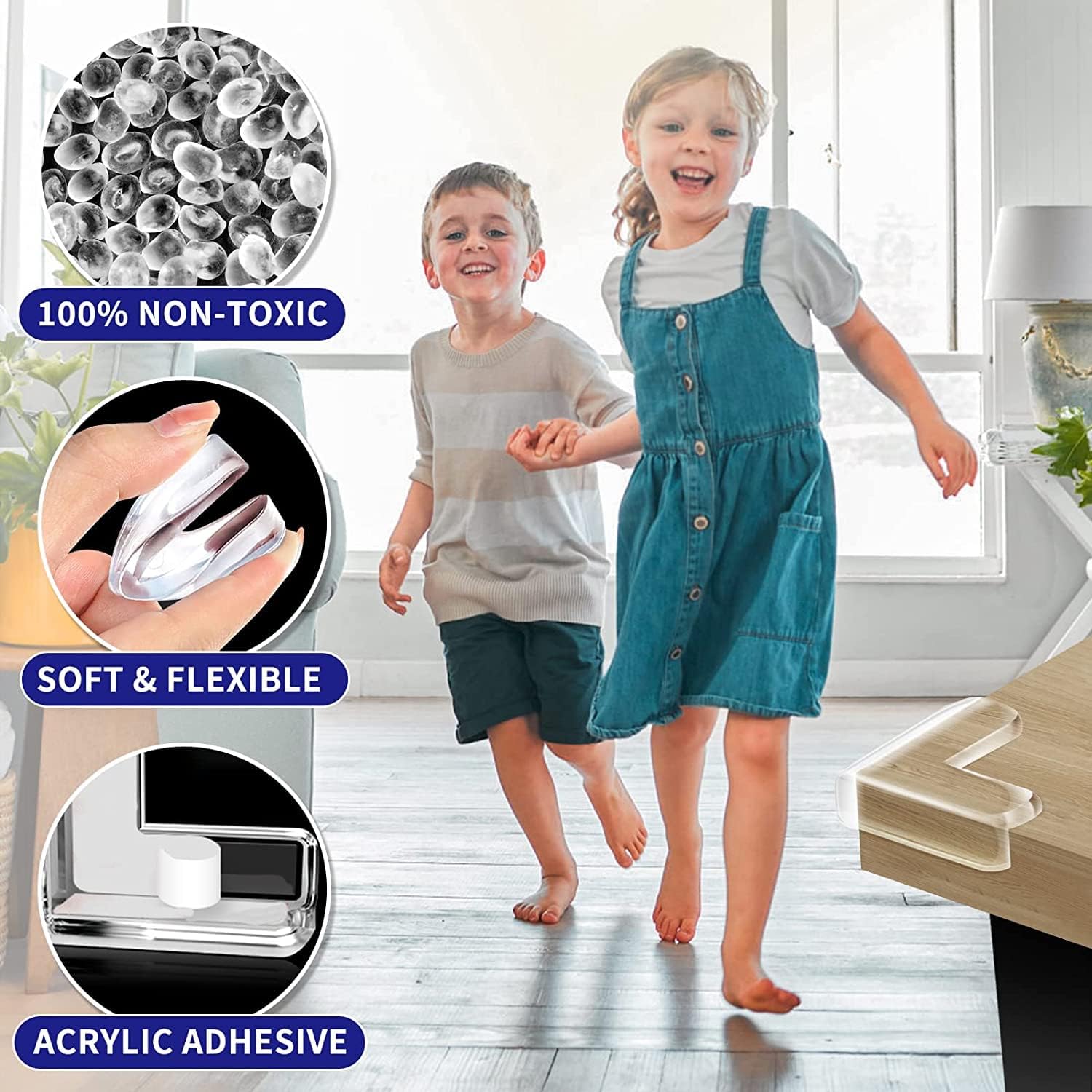 20 Pack Corner Protector Baby, Table Corner Protectors for Baby Guards Clear for Furniture Corner Protectors Proof Covers Baby Safety - Image 4