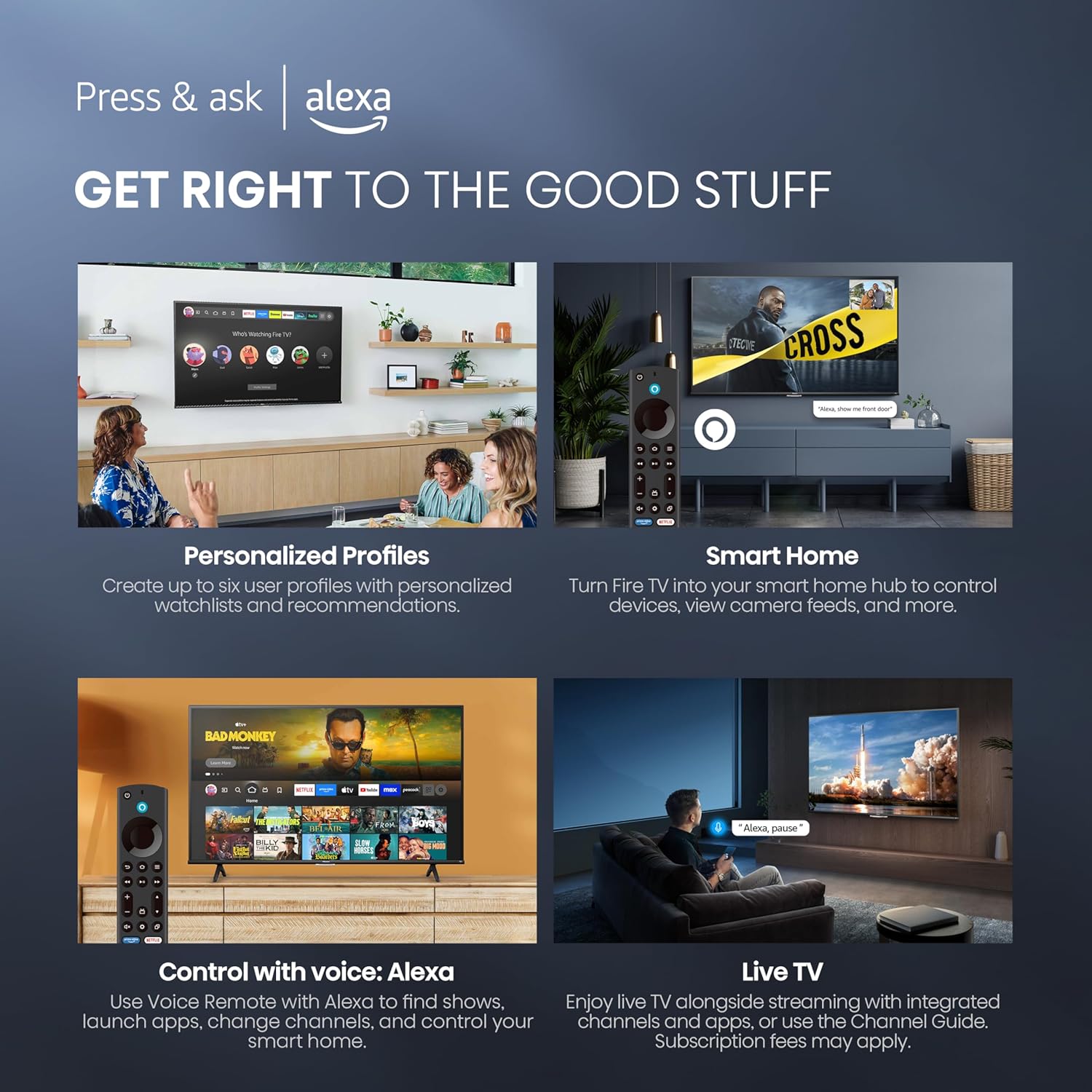 Hisense 43" Class A7 Series (43A7NF, 2025 Model) 4K UHD Smart Fire TV, Voice Remote with Alexa, Wide Color Gamut, HDR10+, Dolby Vision, Dolby Atmos, Game Mode, ALLM, Stream Live TV Without Cable - Image 7