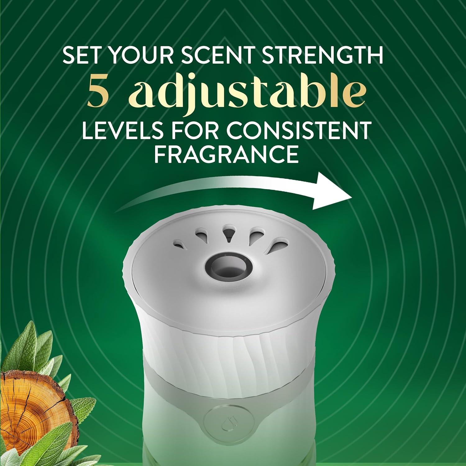 Air Wick Vibrant Plug In Scented Oil Refill, Infused with Essential Oils, Plug In Air Fresheners for Home, White Sage & Mahogany, 4 ct - Image 8