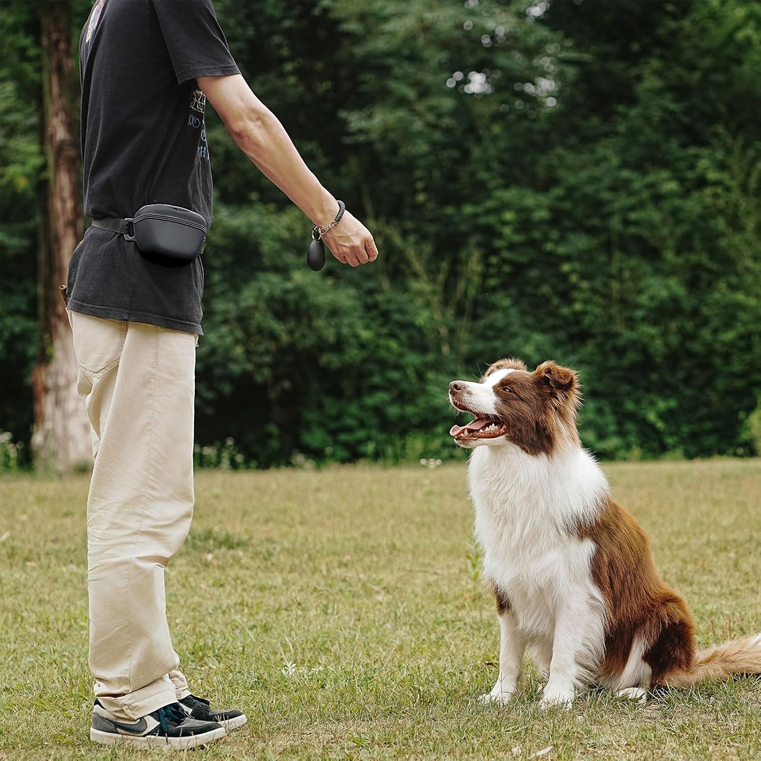 Pet Training Snack Pouch with Clicker 2.0 Upgraded Magnetic Closure, 1.66 Cup Silicone Belt for Dog Treats,Perfect for Exercising and Walking - Image 6