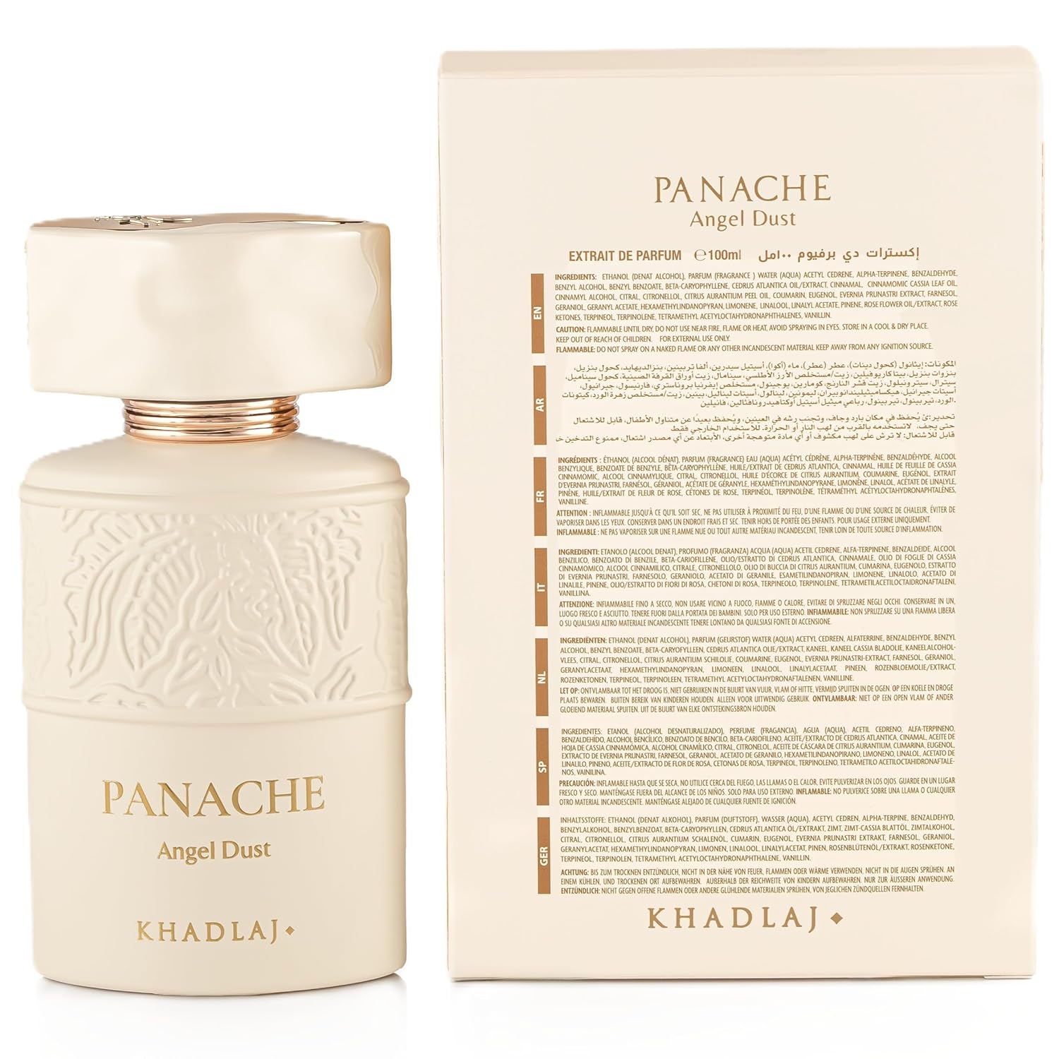 Khadlaj Panache Angel Dust – Sweet, Fruity, Creamy, Musky – Extrait de Parfum Spray Long-Lasting Fragrance for Women, 3.4 Ounce / 100ml - Image 3