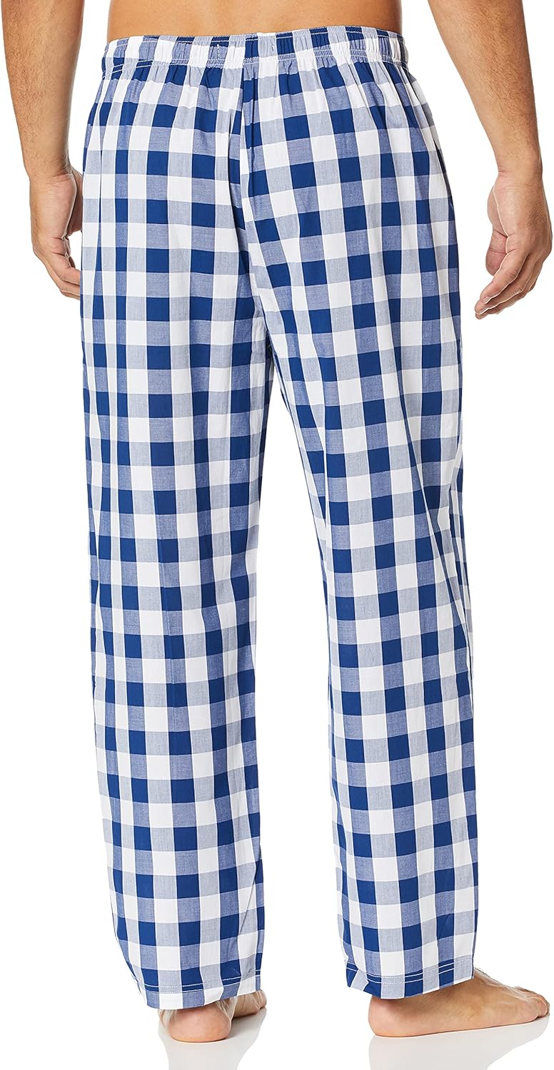 Nautica Men's Soft Woven 100% Cotton Elastic Waistband Sleep Pajama Pant - Image 2