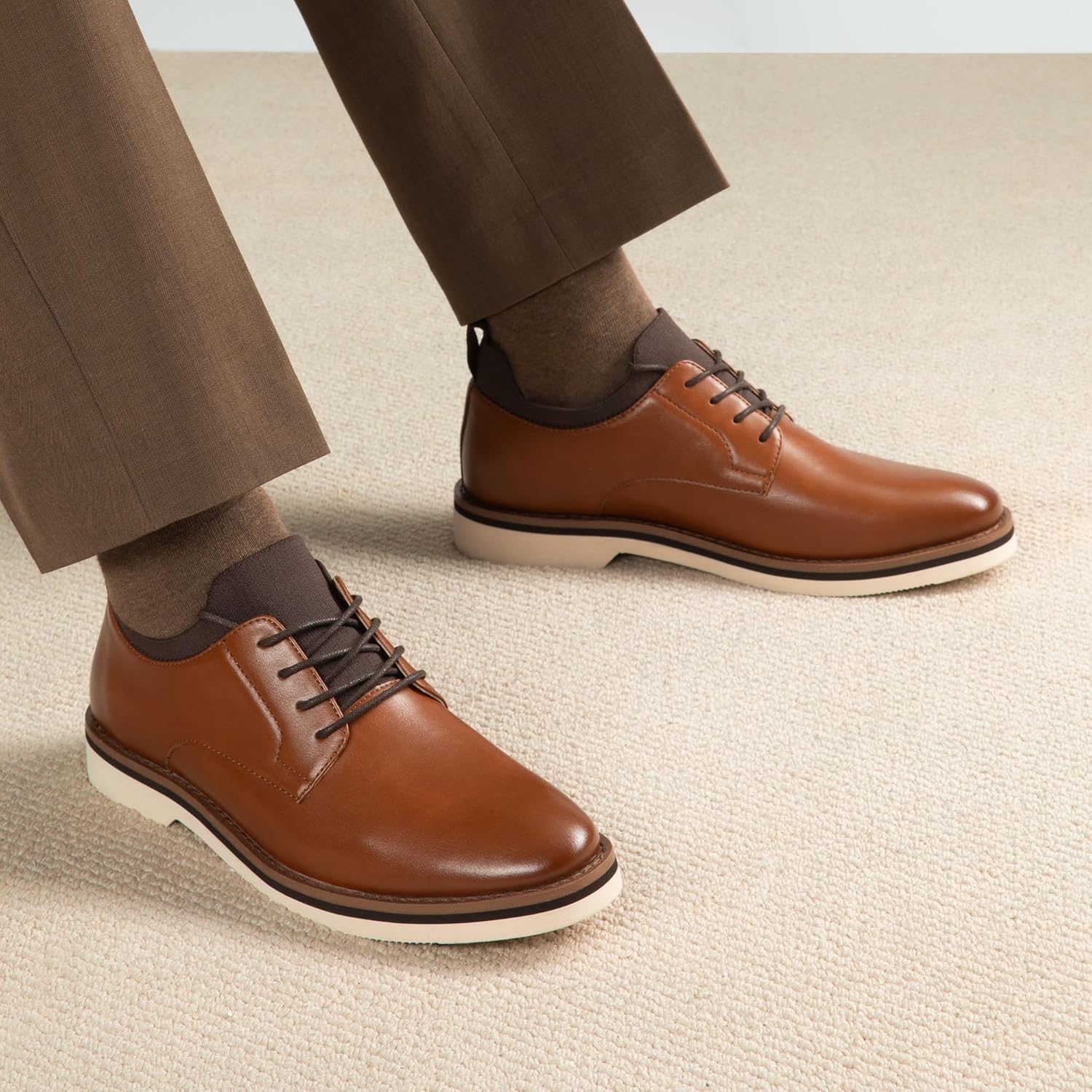 Bruno Marc Men's Lace-Up Comfortable Fashion Dress Shoes - Image 2
