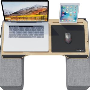 Couchmaster® CYWORX, Ergonomic Lap Desk for Notebooks or Wireless Equipment, Lapdesk for Home Office, Perfect for Couch and Bed, Including Pillows and Mousepad