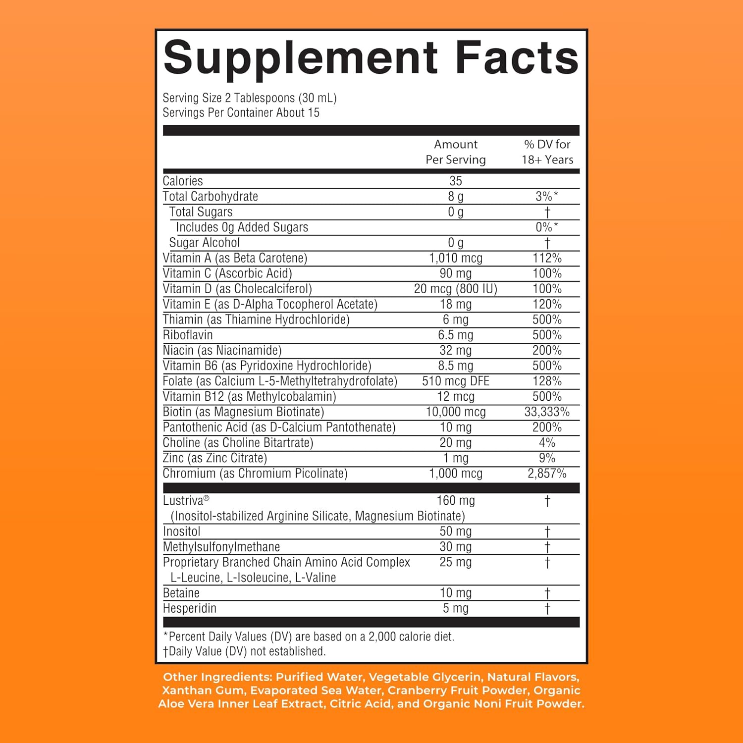 MARYRUTH'S Liquid Multivitamin+Hair Growth | Biotin 10000mcg | Lustriva Hair Growth Supplement | Clinically Tested in Women for Thicker Hair&Facial Wrinkle | Skin Care | Ages 18+ | 15.22 Fl Oz - Image 9