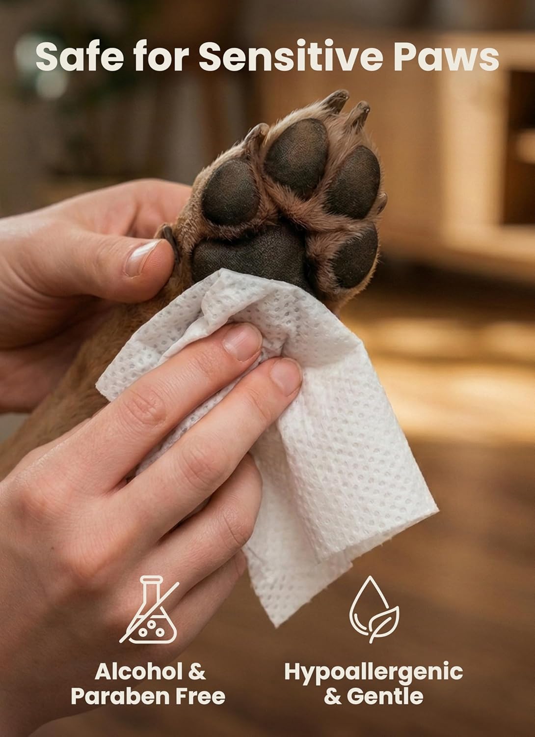 Pogi’s Dog Grooming Wipes – Hypoallergenic Pet Wipes for Paws, Body & Butt – Cleaning & Hydrating, Fragrance Free, 400-Count - Image 6