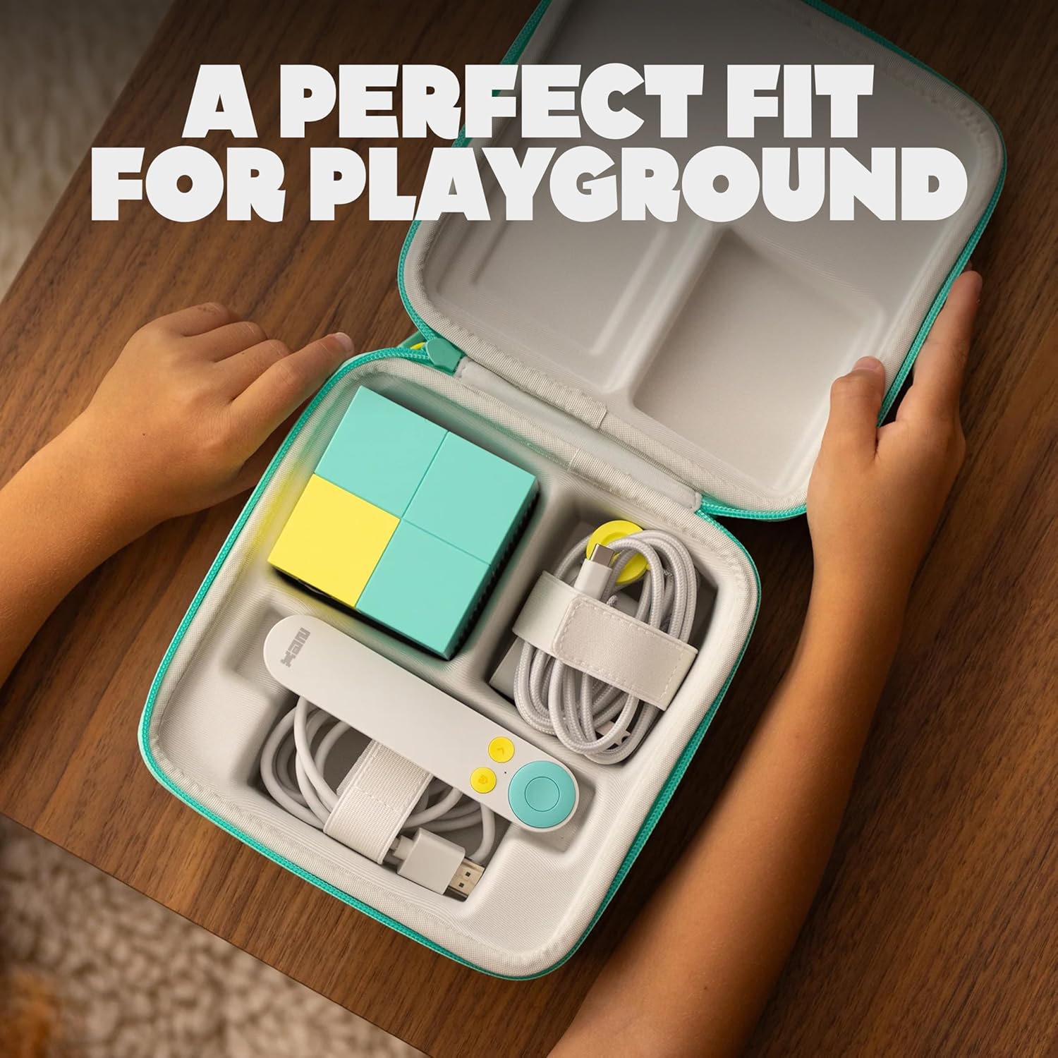 Nex Playground Active Play System Travel Case, Lightweight Portable Storage for Indoor Family Game Console - Image 3