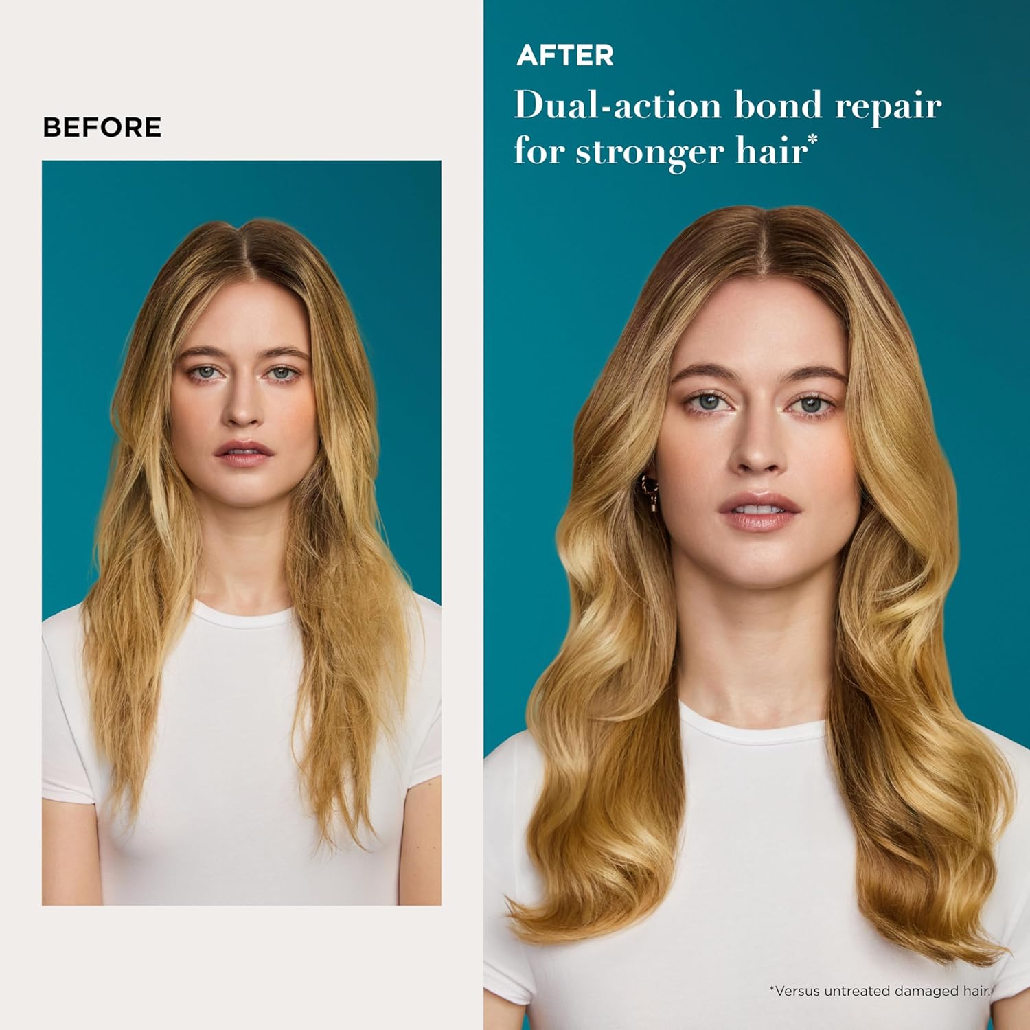 OGX Repair & Protect Bond Protein Repair 450°F Heat Protect Spray, Weightless Repair Mist for Nonstop Damage Protection* for All Hair Types, Heat Spray Preps Hair for Styling, 6.5 fl. oz - Image 3