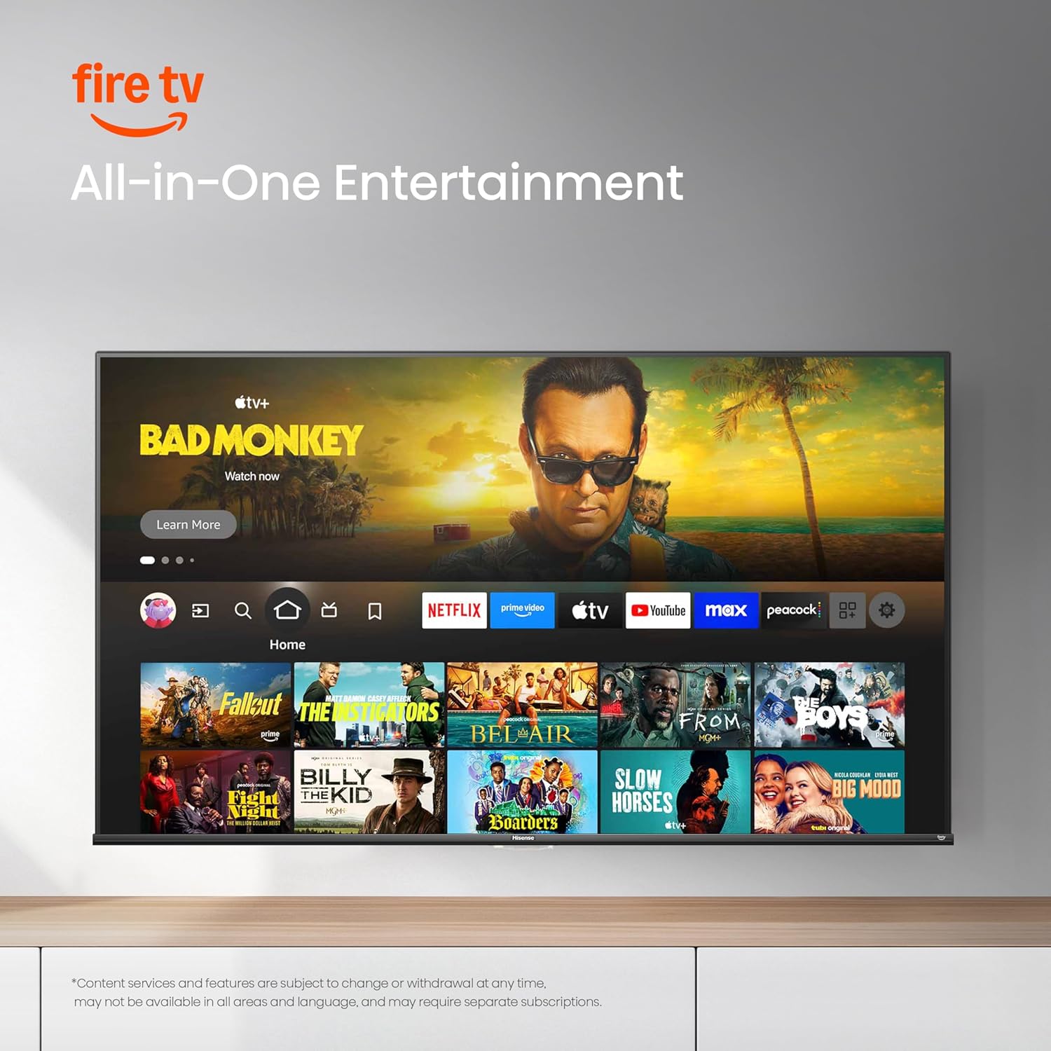 Hisense 43" Class A7 Series (43A7NF, 2025 Model) 4K UHD Smart Fire TV, Voice Remote with Alexa, Wide Color Gamut, HDR10+, Dolby Vision, Dolby Atmos, Game Mode, ALLM, Stream Live TV Without Cable - Image 8
