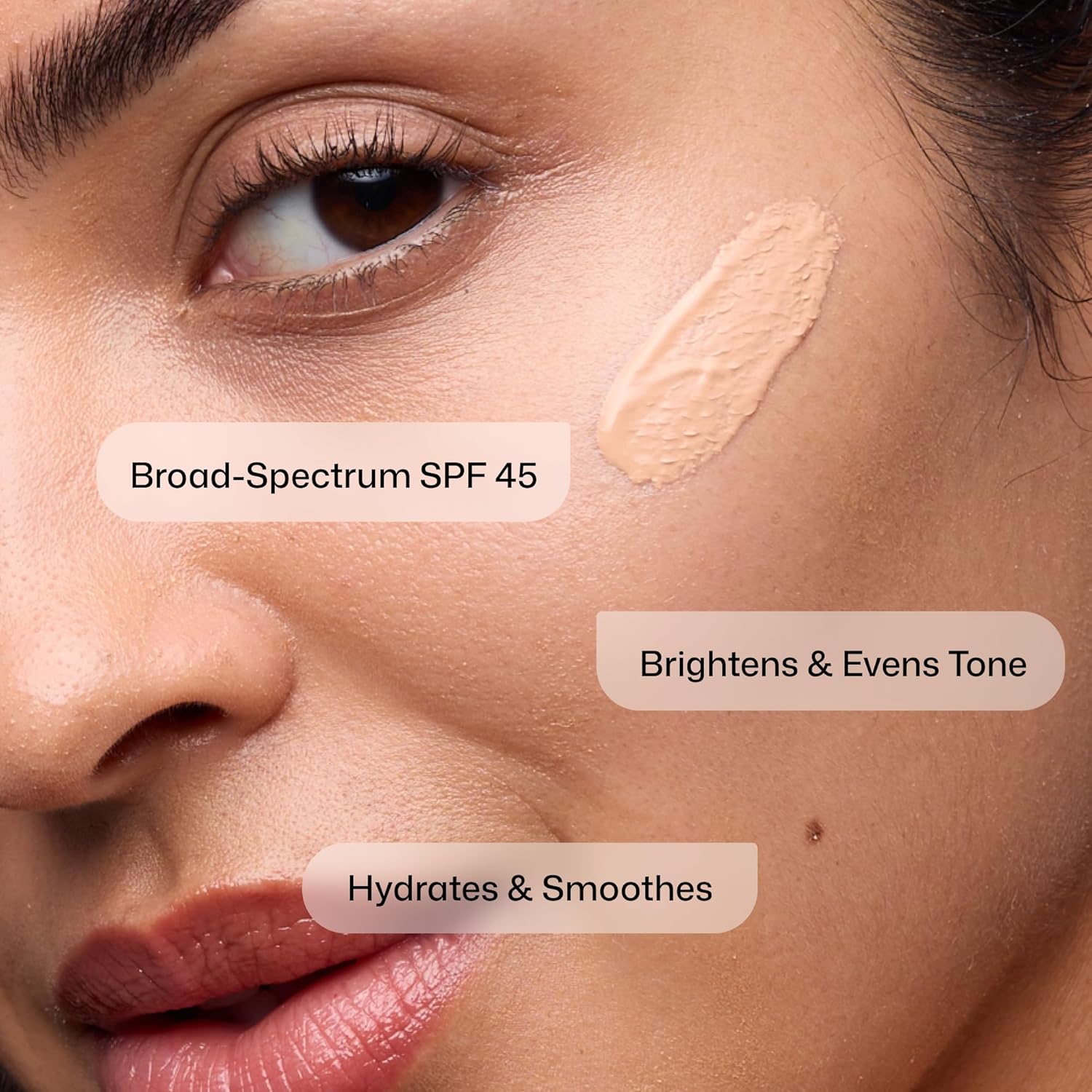 Revision Skincare Intellishade® Original SPF 45, Anti-Aging Tinted Sunscreen for Face, Daily Moisturizer with SPF, Anti-Wrinkle with Peptides & Vitamin C, Hydrating Broad-Spectrum Sunscreen, 1.7 oz - Image 4