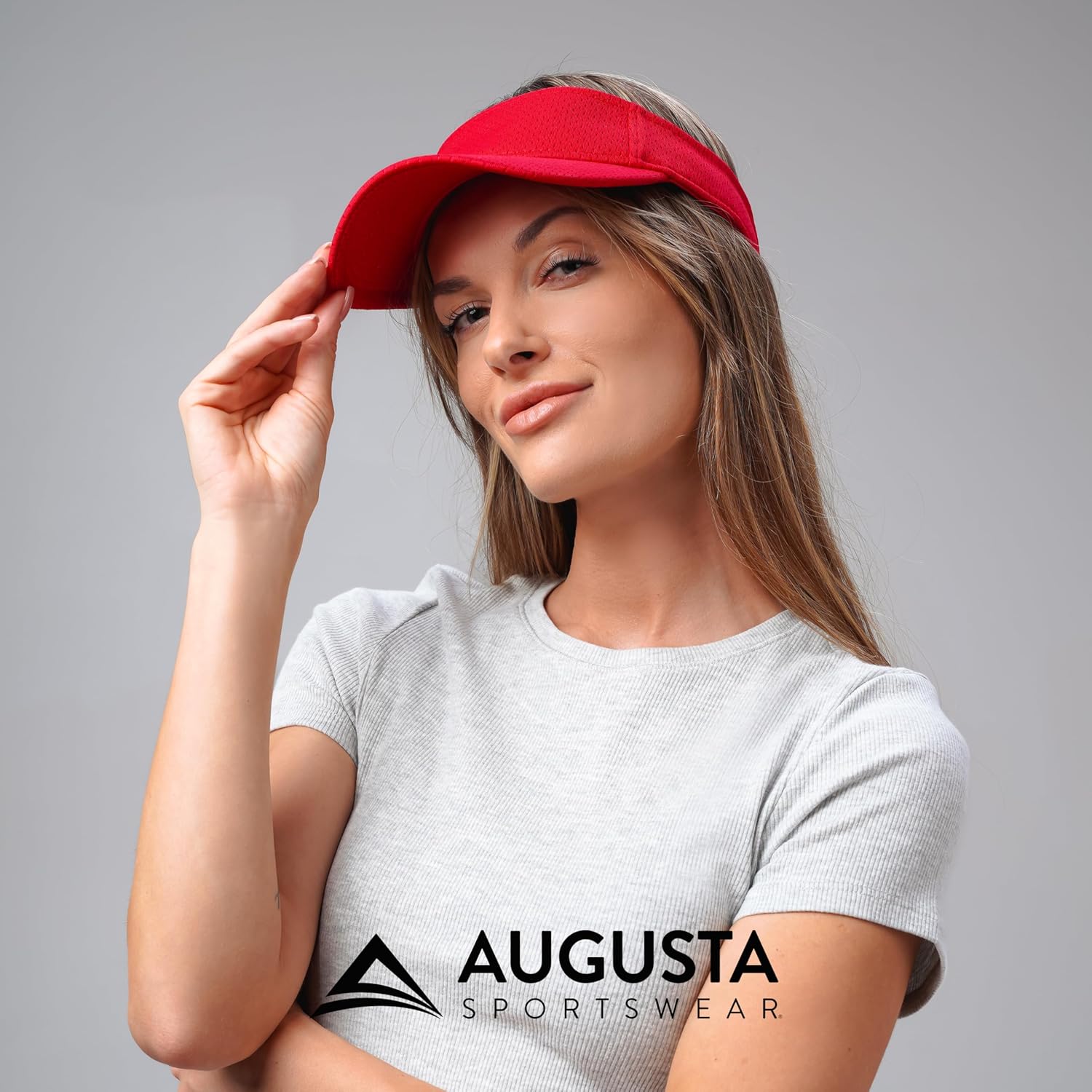Augusta Sportswear Women's Athletic Mesh Visor - Stylish Sun Hat for Golf, Running, and Outdoor Activities - Image 6