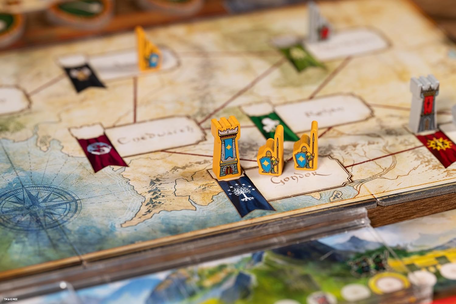 Asmodee The Lord of The Rings: Duel for Middle-Earth Board Game - Epic Strategy Game of Power and Conquest for Kids and Adults, Ages 10+, 2 Players, 30 Minute Playtime - Image 5
