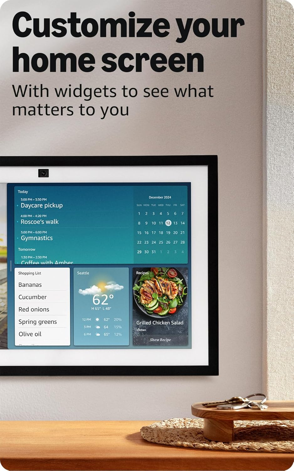 Amazon Echo Show 15 (newest model), Full HD 15.6" kitchen hub for home organization, with built-in Fire TV, Designed for Alexa+ - Image 5