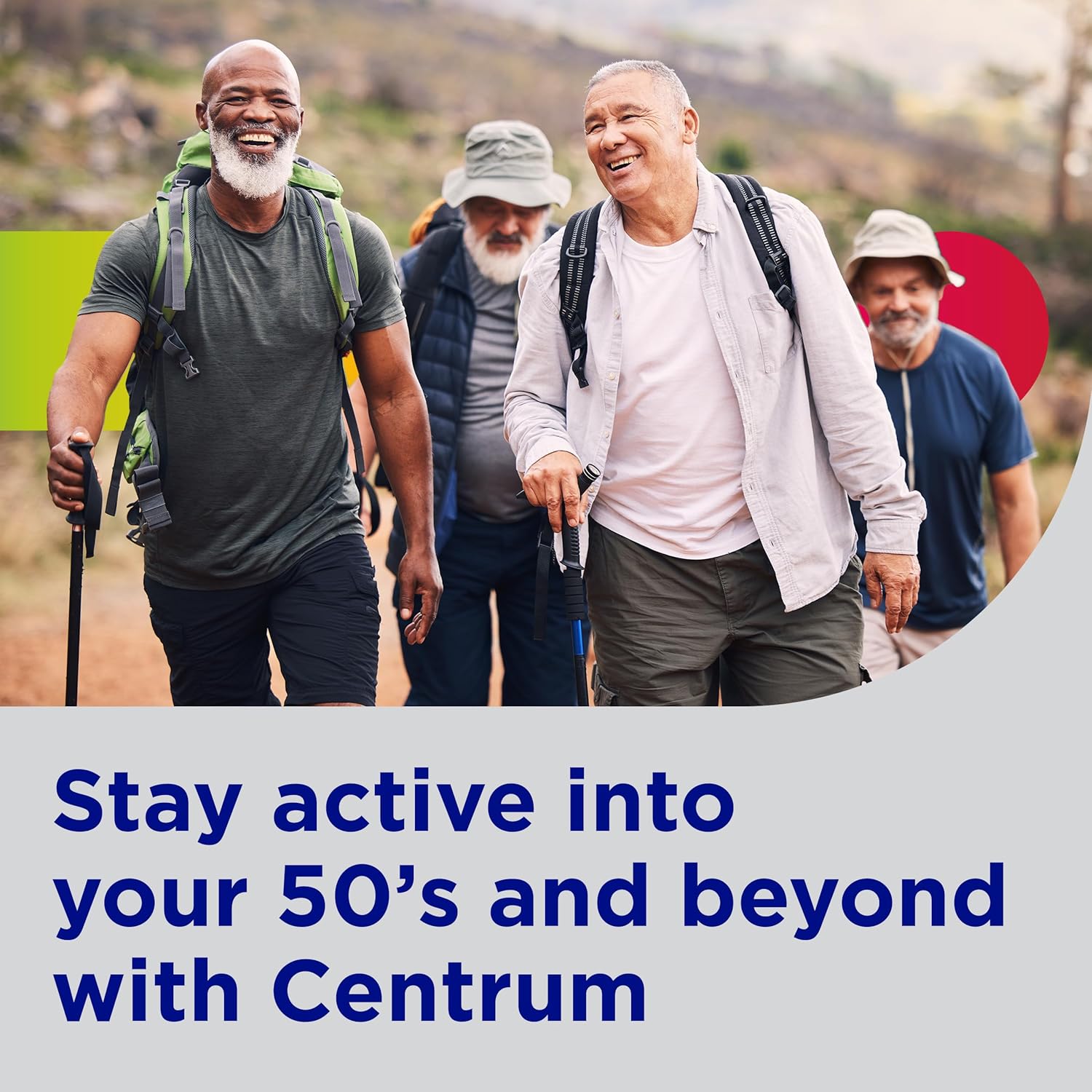 Centrum Silver Men's 50+ Multivitamin with Vitamin D3, B-Vitamins, Zinc for Memory and Cognition - 200 Tablets - Image 7