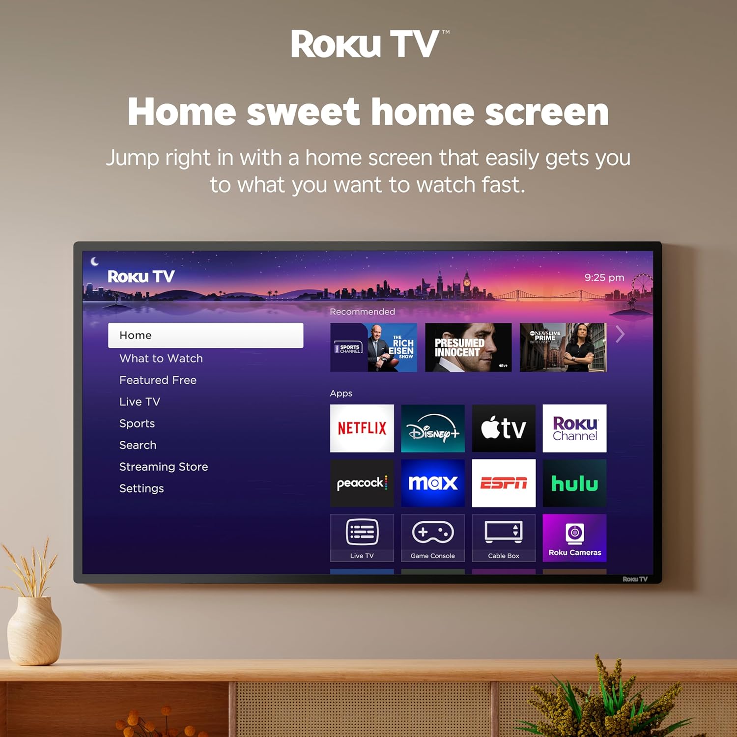 Hisense 32-Inch Class A4 Series HD 720p Smart Roku TV with Alexa Compatibility (32A4HNR) - Dolby Audio, Slim Bezel Design, Google Assistant - Image 12