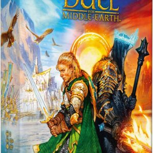 Asmodee The Lord of The Rings: Duel for Middle-Earth Board Game – Epic Strategy Game of Power and Conquest for Kids and Adults, Ages 10+, 2 Players, 30 Minute Playtime