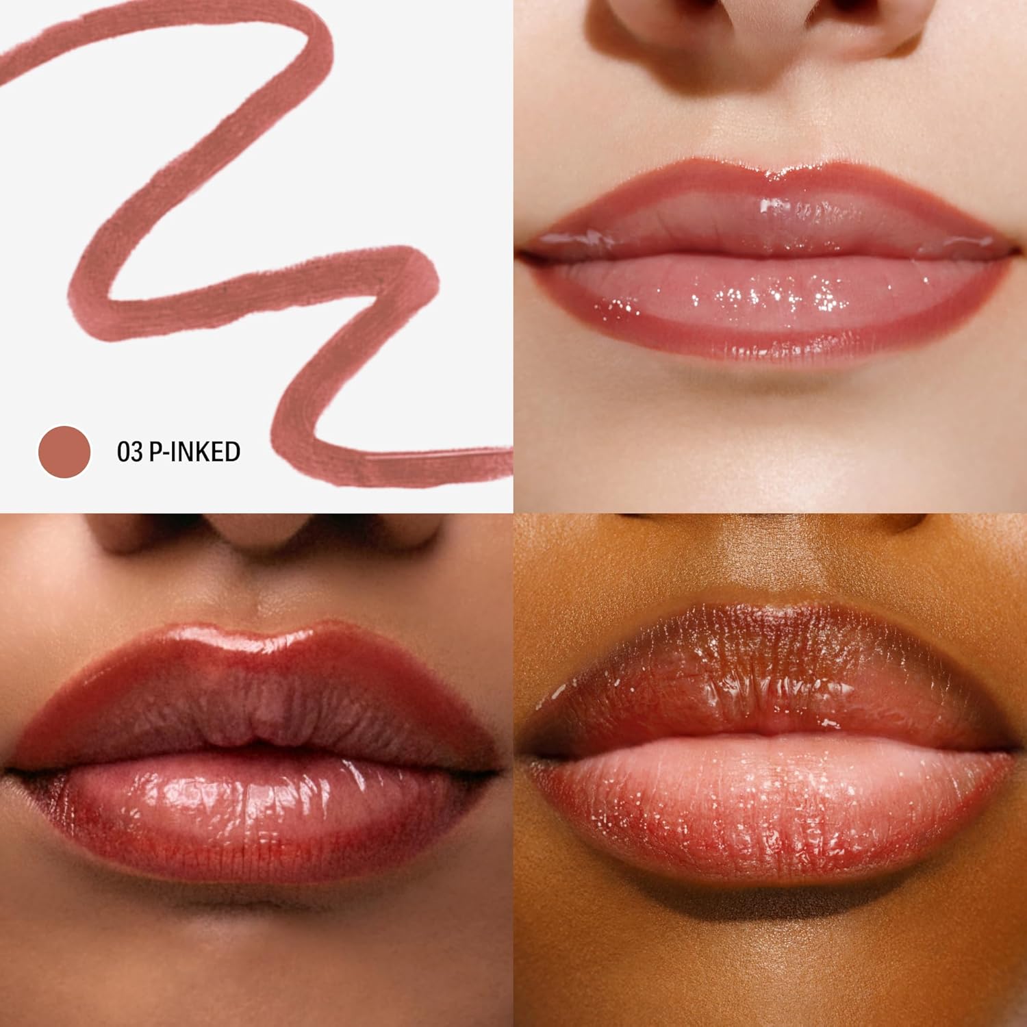 Sacheu Lip Liner STAY-N Peel Off Lip Stain — Long Lasting Waterproof Lip Tint with Hyaluronic Acid & Vitamin E — Transfer Proof Matte Finish, Vegan & Cruelty-Free (p-INKED) - Image 3