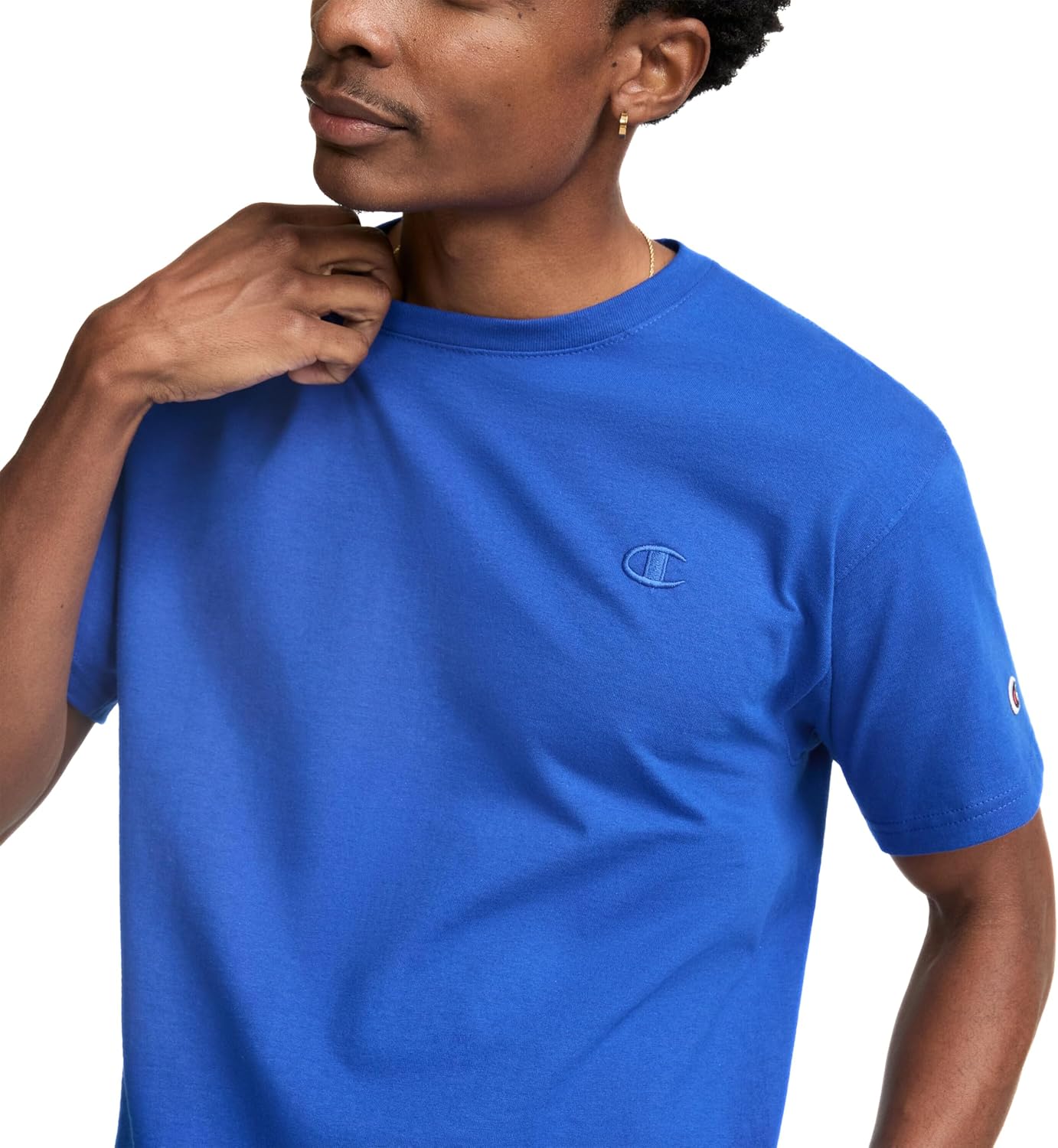 Champion Men's Classic Short Sleeve T-Shirt, Standard Fit, Midweight 100% Cotton, Available in Regular and Big & Tall - Image 6