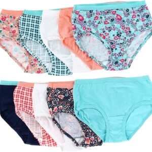 Fruit of the Loom Girls’ Cotton Brief Underwear Multipacks