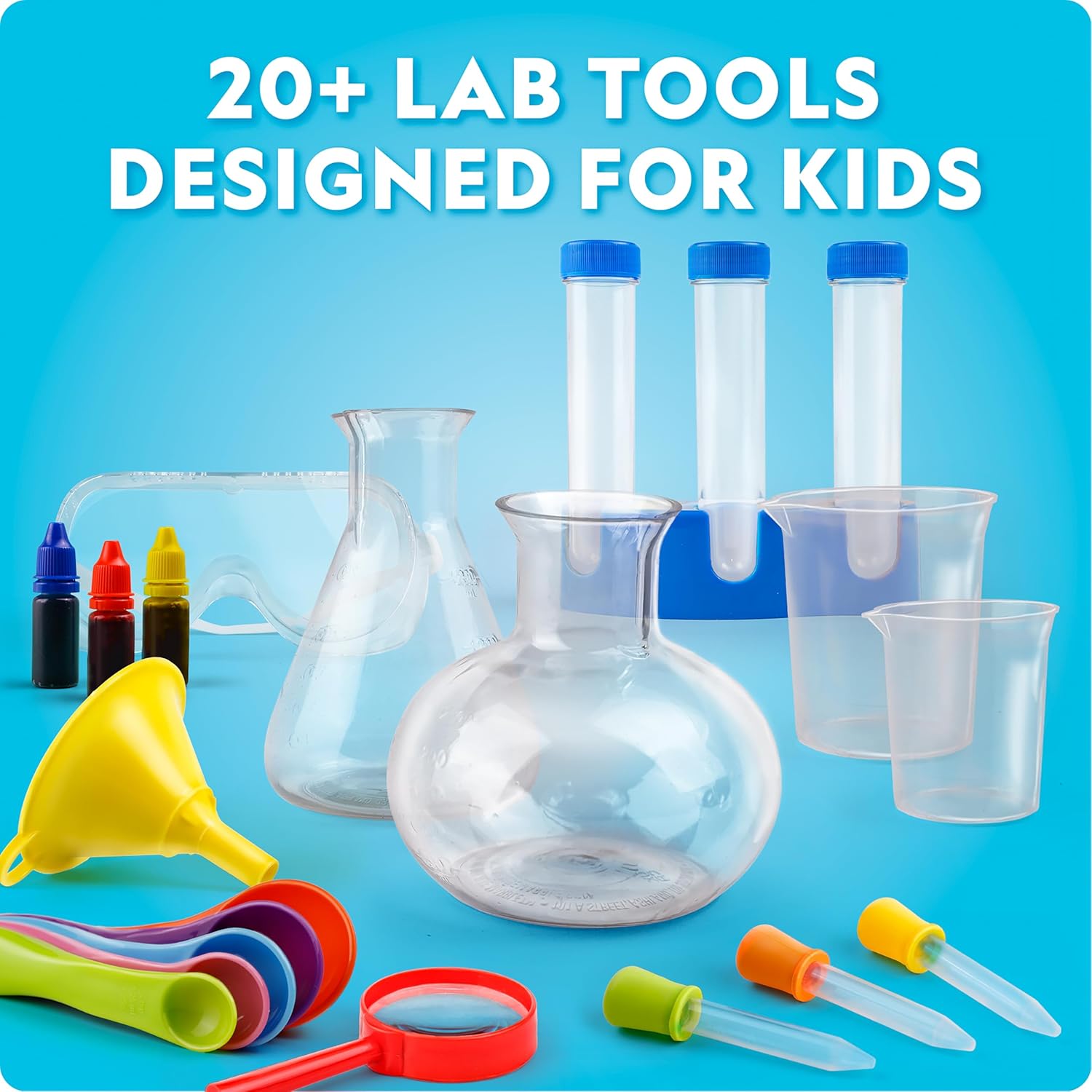 National Geographic Junior Chemistry Set - Complete Early Learning Lab Kit with 50 Science Experiments for Kids and 20+ Lab Tools, Chemistry Set, Science Experiments for Kids 4-6 - Image 5