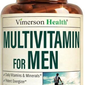 Multivitamin for Men with Methylated Vitamins and Chelated Minerals for Energy, Focus and Immune Health – Premium Daily Mens Multivitamins & Multiminerals – 60 Capsules
