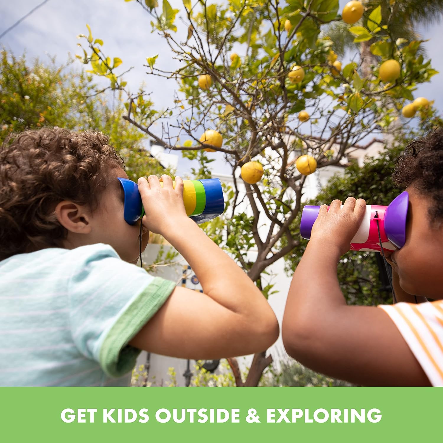 Educational Insights GeoSafari Kidnoculars - Toy Binoculars for Kids, Outdoor Toys for Kids Ages 4-8, Toddler Camping and Nature Toys, Lightweight Binoculars with Neck Strap, Bird Watching Gear - Image 6