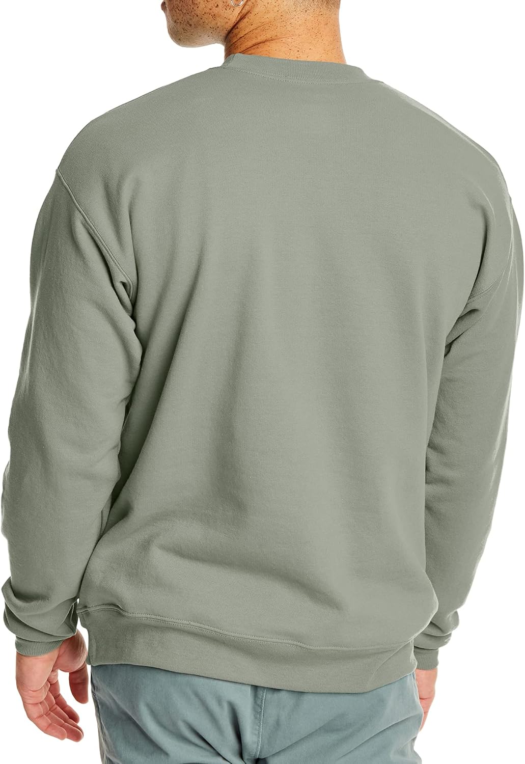 Hanes Men's Sweatshirt, EcoSmart Fleece Crewneck Sweatshirt, Big & Tall Available, 1 or 2-Pack - Image 4