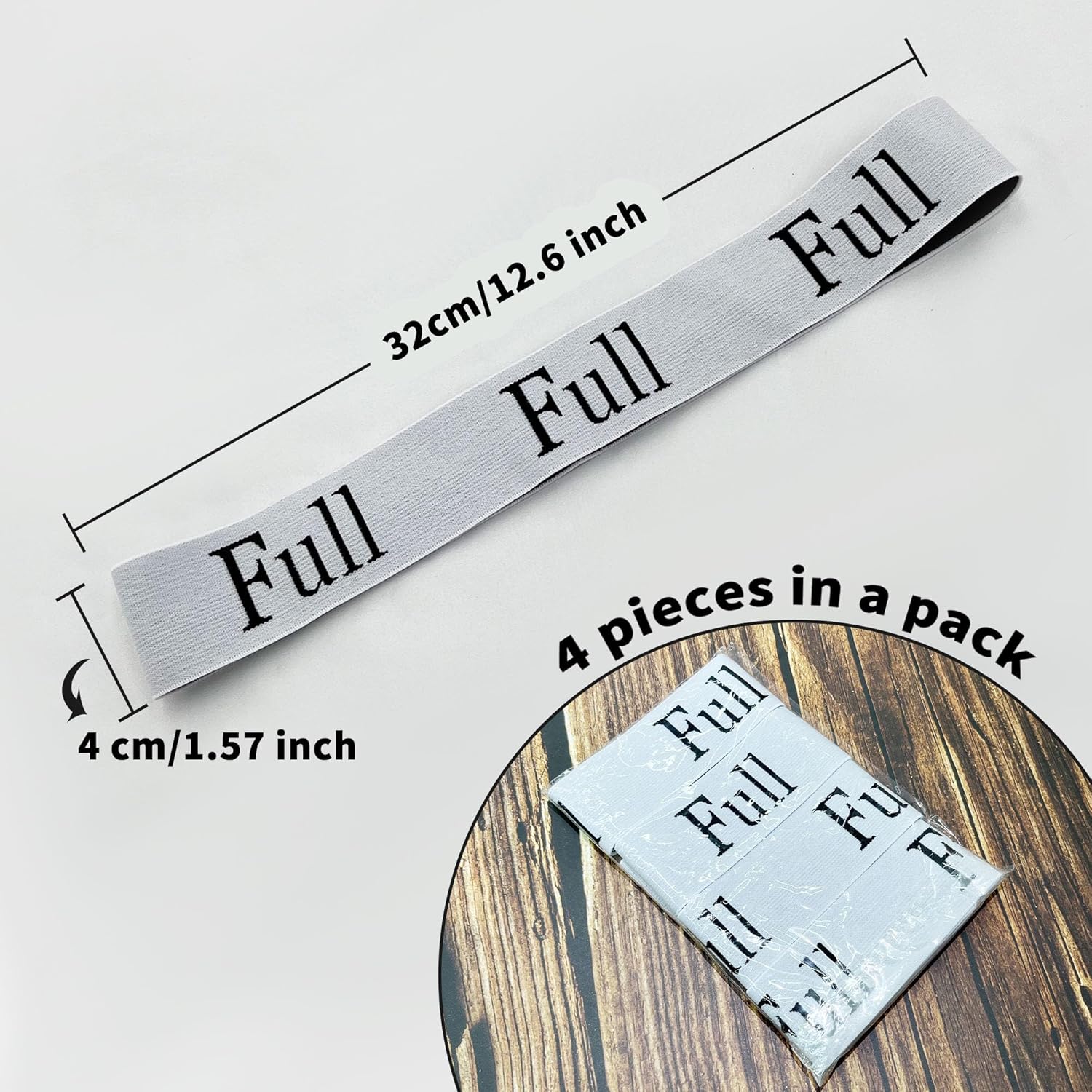4 Pcs Bed Sheet Organizer Bands – Full Sheet Bands for Organizing, Elastic Bedding Band Labels for Organizing Bed Sheets, Full - Image 3