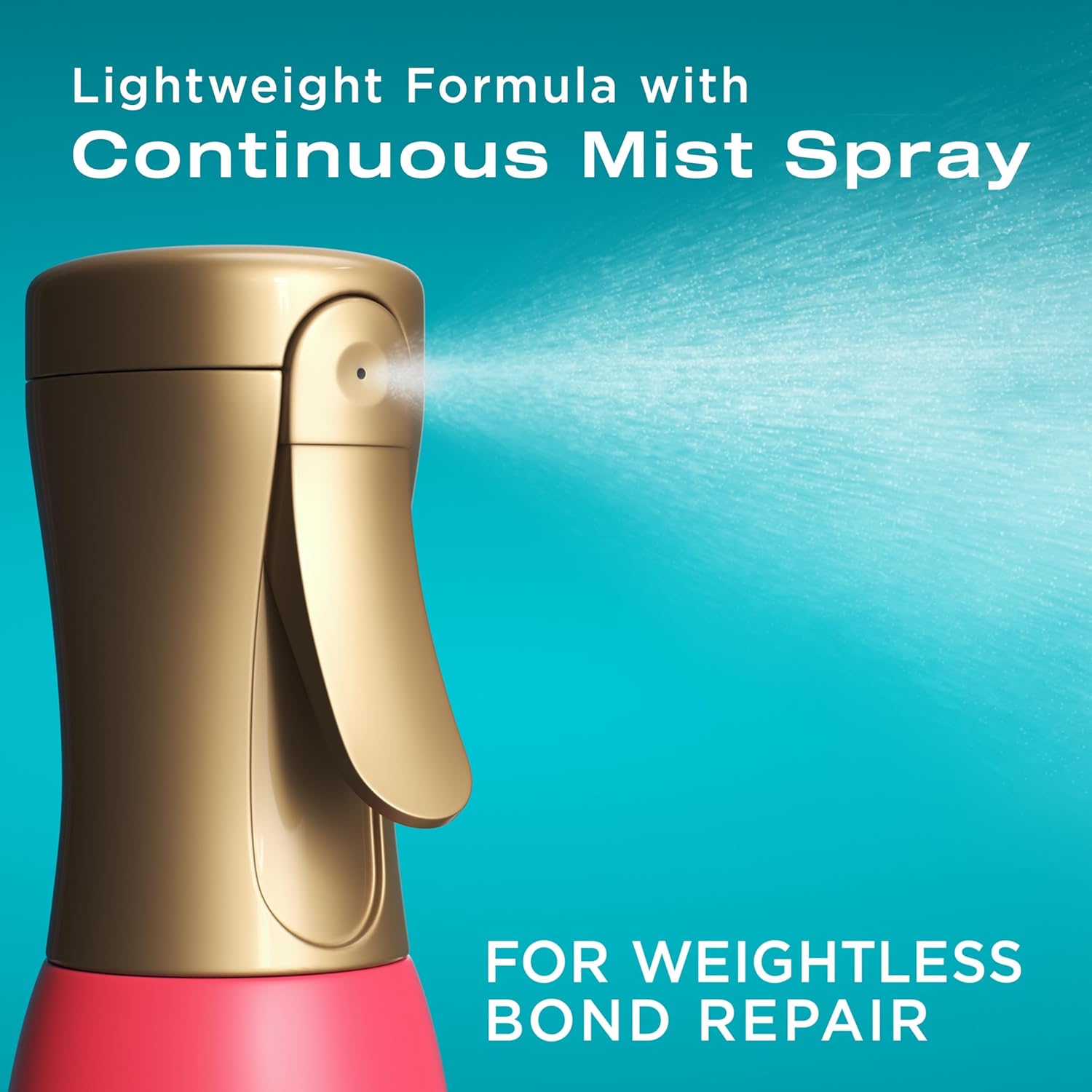 OGX Repair & Protect Bond Protein Repair 450°F Heat Protect Spray, Weightless Repair Mist for Nonstop Damage Protection* for All Hair Types, Heat Spray Preps Hair for Styling, 6.5 fl. oz - Image 2