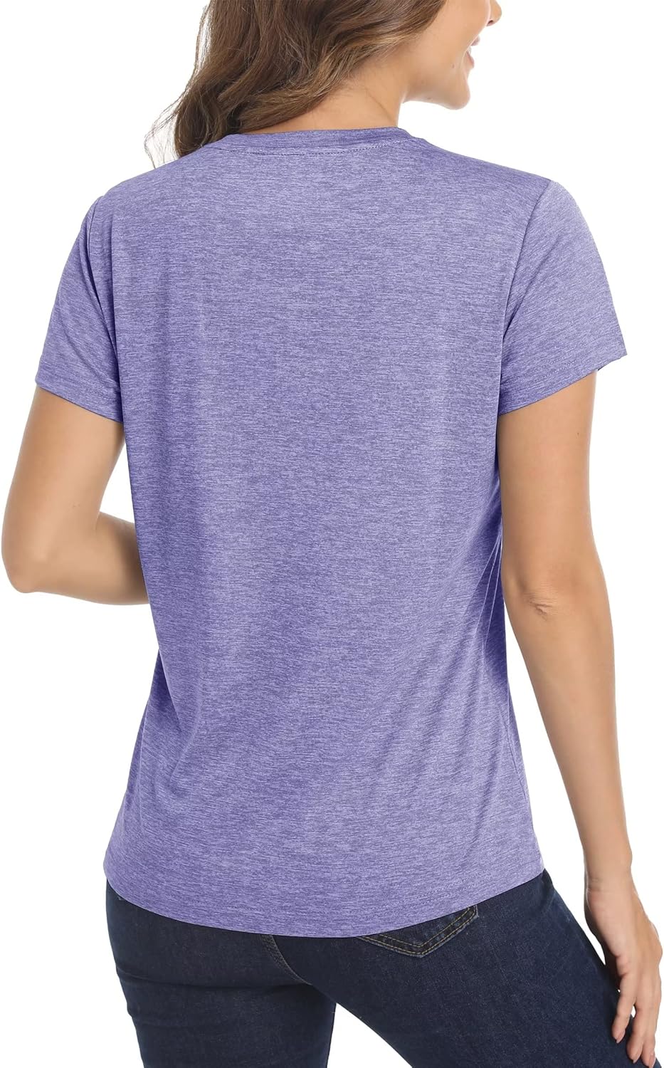 MAGCOMSEN Women's Short Sleeve Quick Dry T-Shirts Wicking Moisture Workout Athletic Running Shirts - Image 3