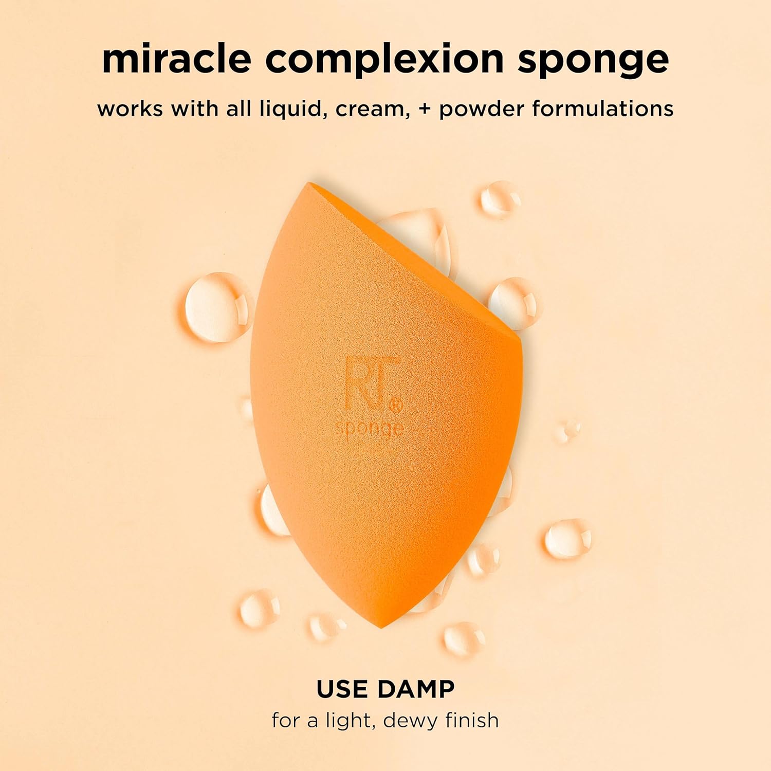 Real Techniques Miracle Complexion Beauty Sponge Makeup Blender, Set of 4 - Image 8