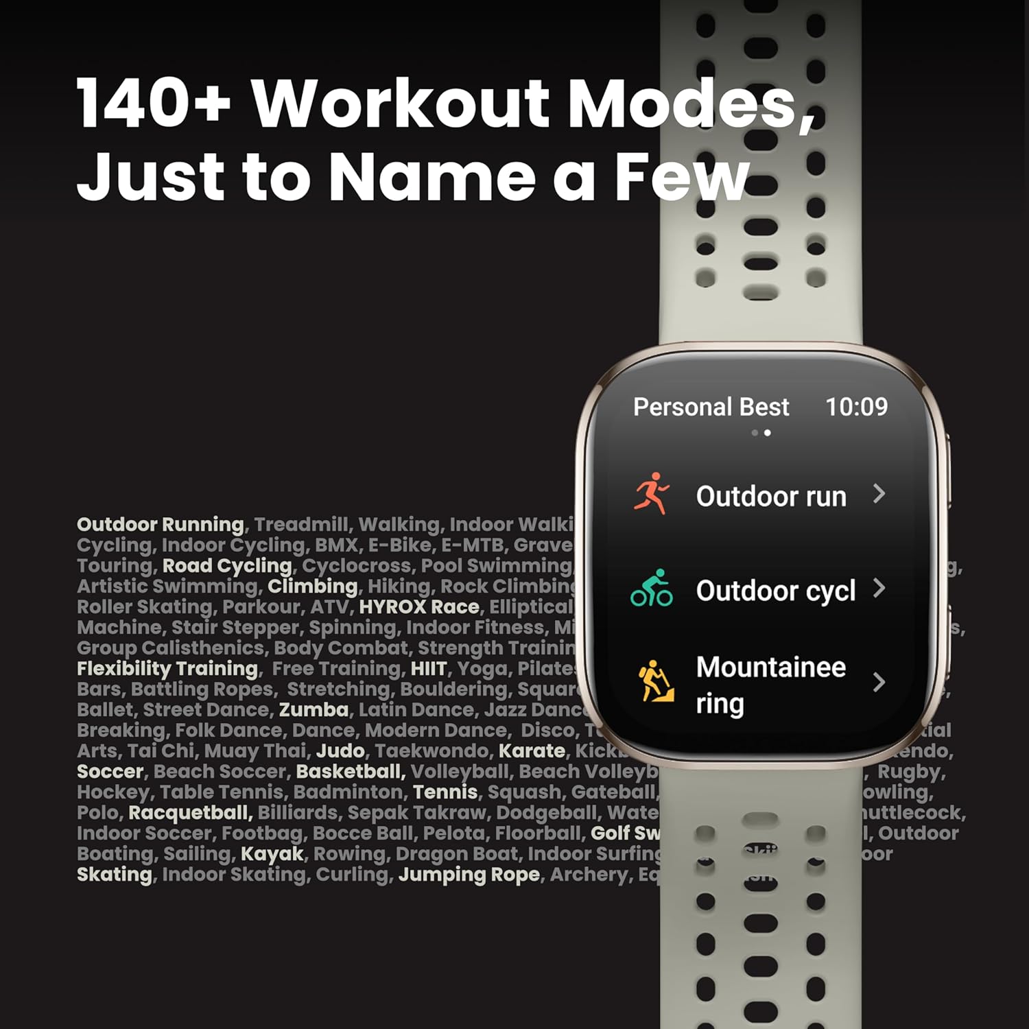 Amazfit Bip 6 Smart Watch 46mm, 14 Day Battery, 1.97" AMOLED Display, GPS & Free Maps, AI, Bluetooth Call & Text, Health, Fitness & Sleep Tracker, 140+ Workout Modes, 5 ATM Water-Resistance, Black - Image 7