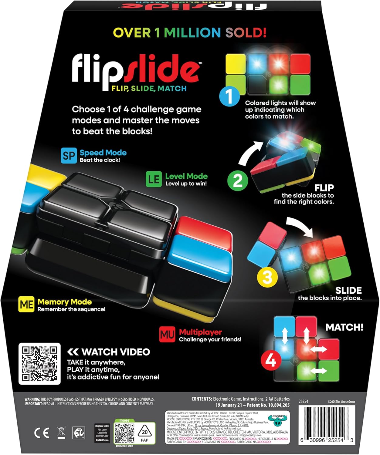 Moose Games Flipslide, Fast-Paced Handheld Puzzle Toy, Gifts for Boys and Girls Ages 8-13, Travel Games, Toys for Teens - Image 10