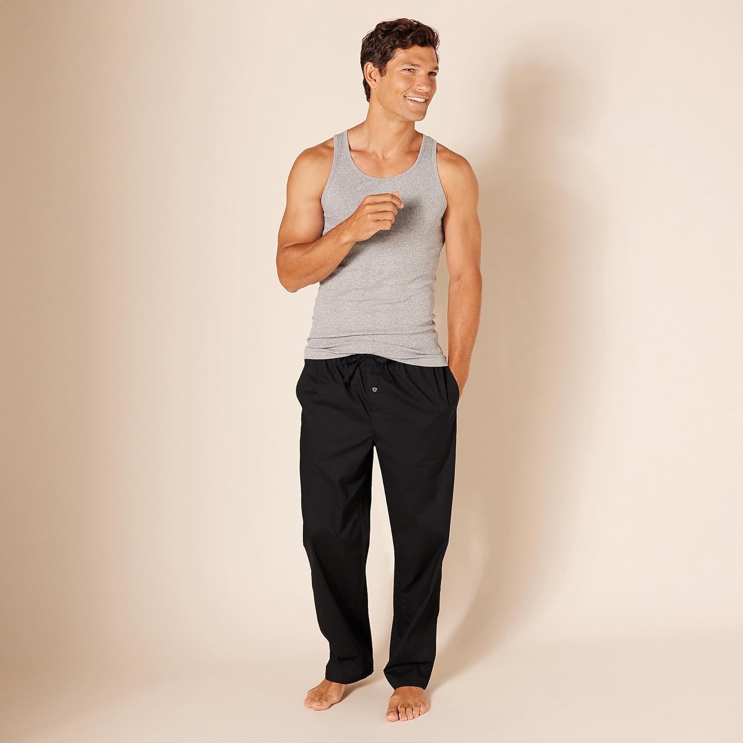 Amazon Essentials Men's Slim Fit Breathable Cotton Tank Undershirts, Pack of 6 - Image 6