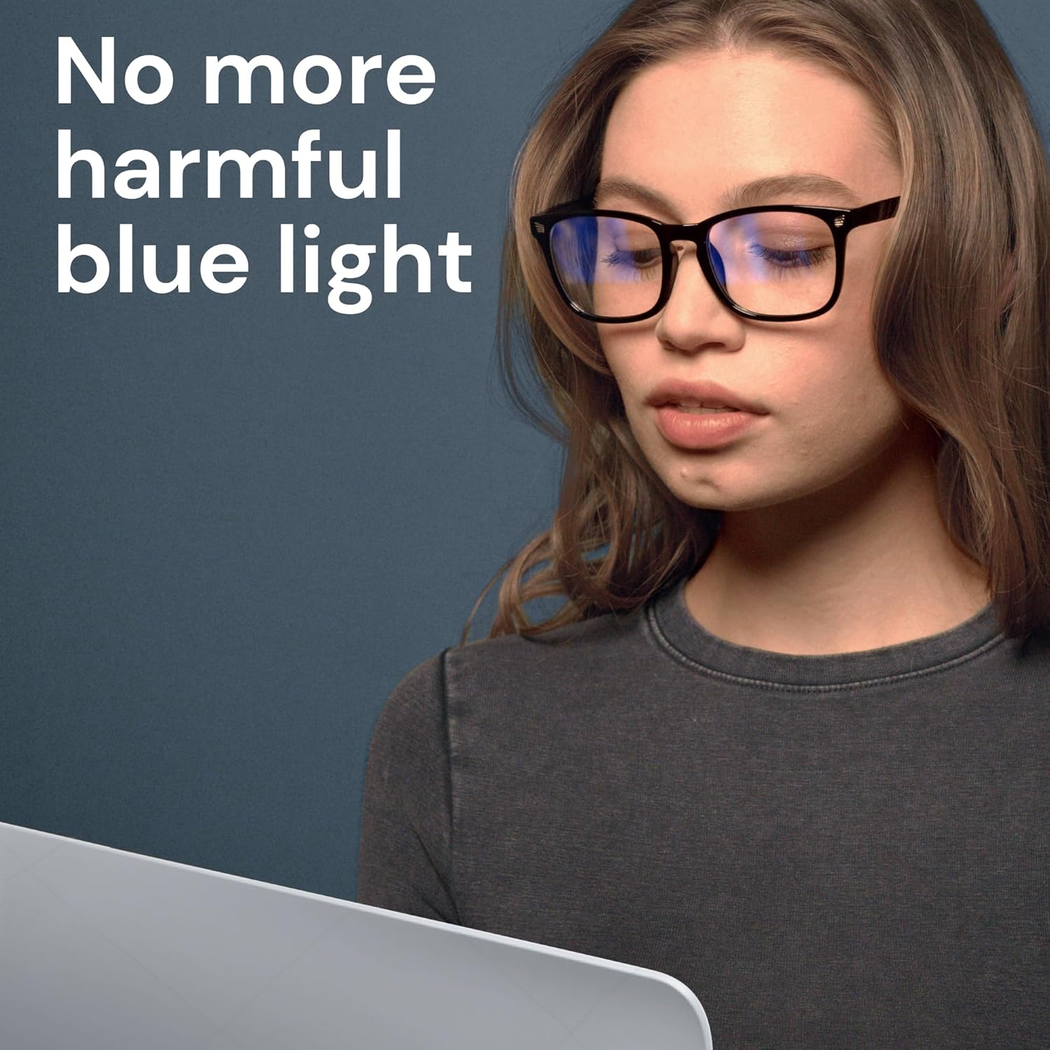 Gaoye Eyewear Frames for Men - Blue Light Blocking Square Glasses, Anti UV Ray Computer Gaming, Blue Blockers for Women - Image 2