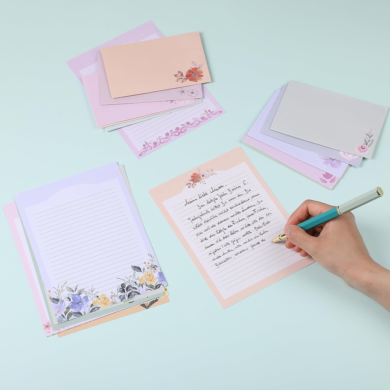 Mr. Pen- Stationery Writing Paper Set with Envelopes, 5.2" x 7.3", 60 Letter Sheets & 30 Envelopes, Smooth Printable Letter Paper for Handwritten Notes, Personal Letters, Invitations, Office & Home - Image 9
