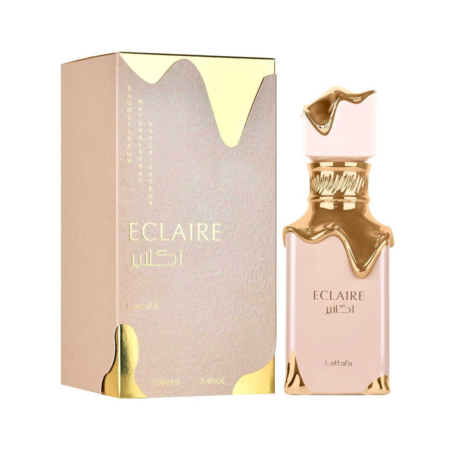 Lattafa Eclaire - Vanilla, Caramel, Sweet, Floral - Eau de Parfum Long-Lasting Fragrance for Women, 3.40 Ounce / 100 ml - Image 2