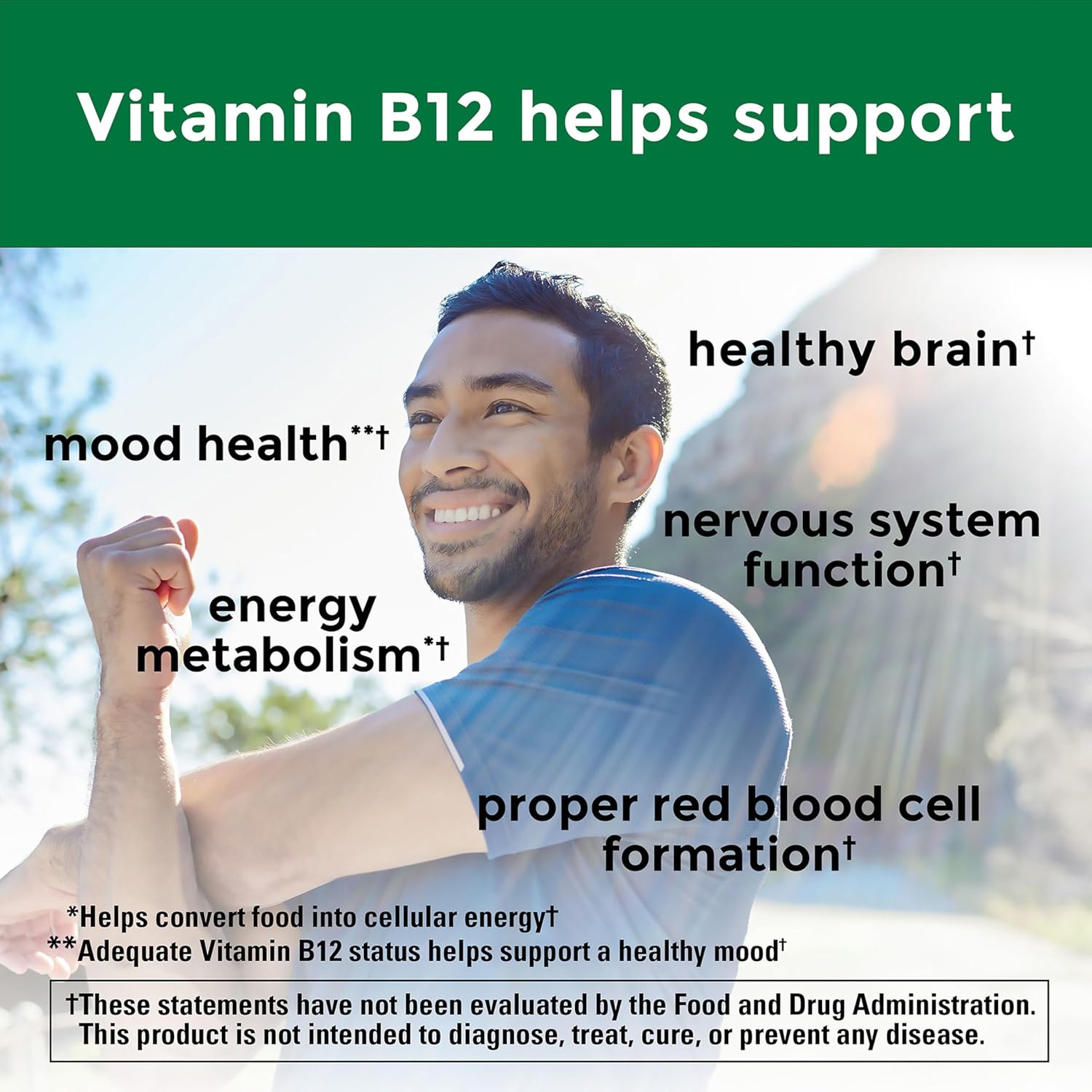 Nature Made Vitamin B12 1000 mcg, Dietary Supplement for Energy Metabolism Support, B12 Vitamins 1000 mcg, 150 Softgels, 150 Day Supply - Image 3