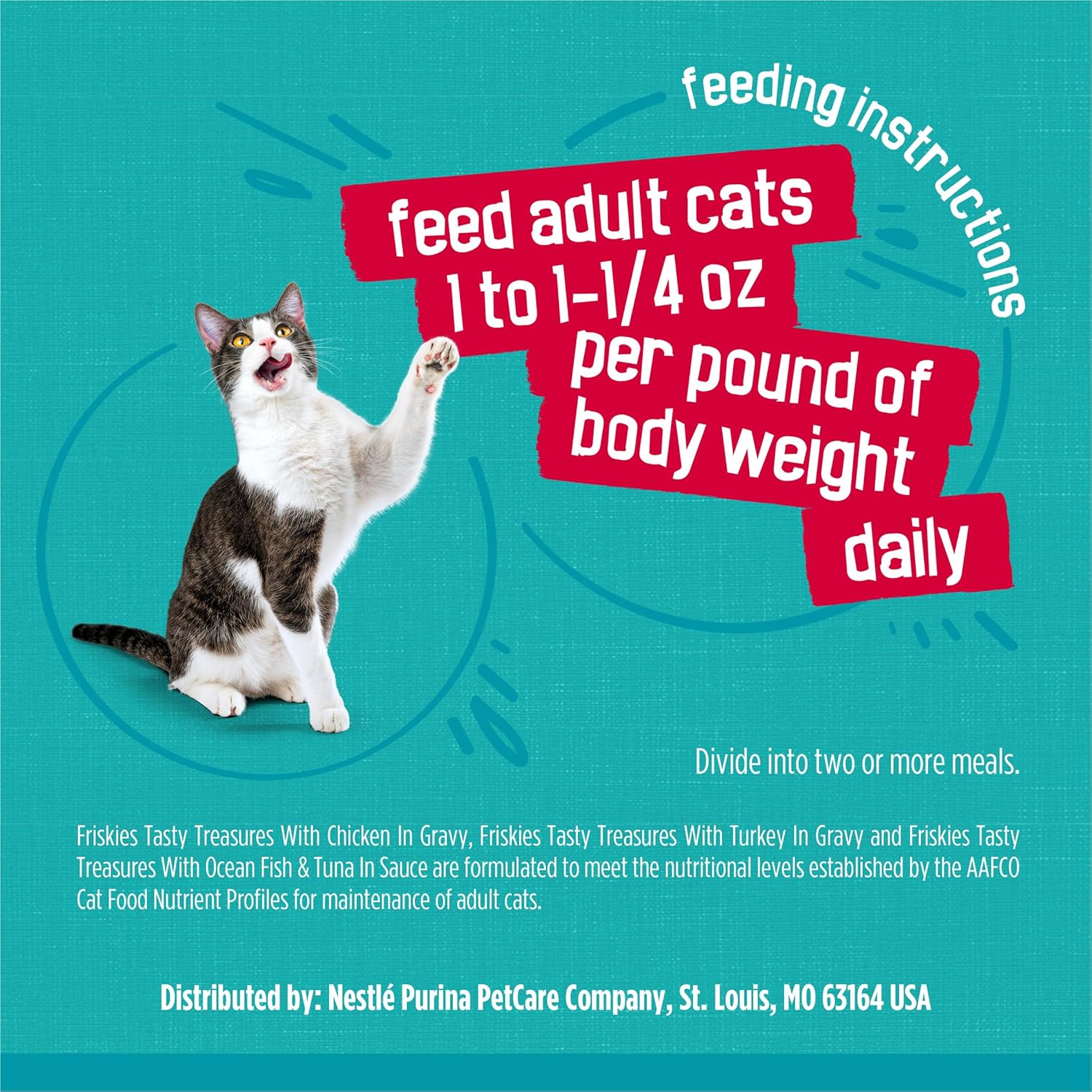 Purina Friskies Wet Cat Food Variety Pack, Tasty Treasures Prime Filets (With Ocean Fish and Tuna, With Chicken and With Turkey) - 5.5 Ounce (Pack of 12) - Image 9
