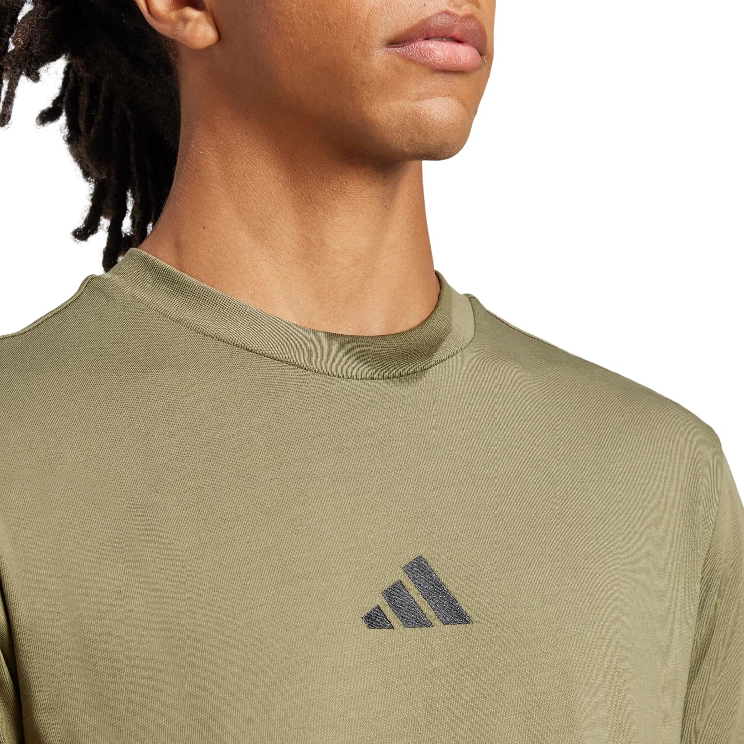 adidas Originals Men's Essentials Small Logo Single Jersey T-Shirt - Image 4
